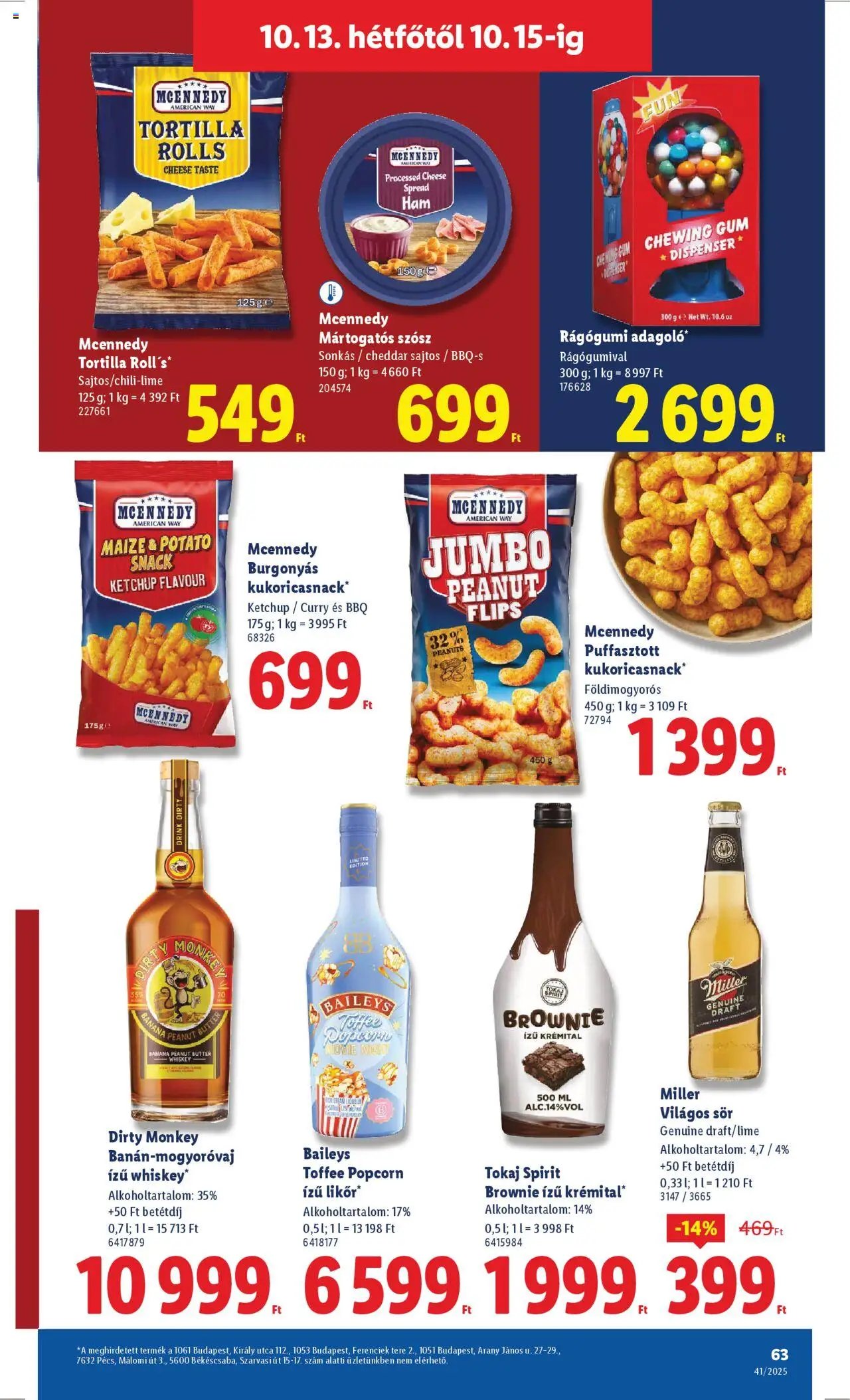 Lidl újság 2025.10.09. Akciós újság Lidl (2025-10-09 - 2025-10-15)