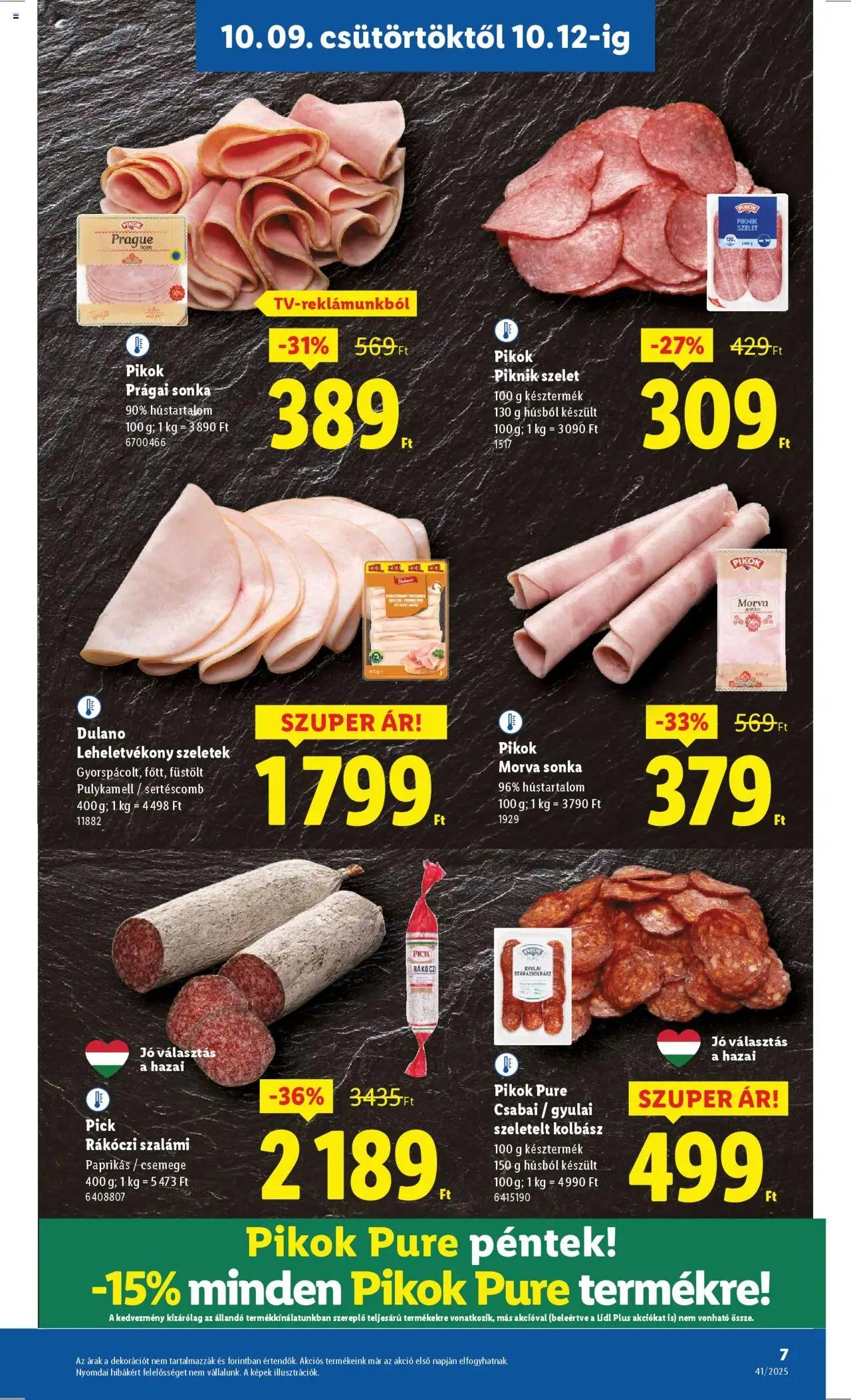 Lidl újság 2025.10.09. Akciós újság Lidl (2025-10-09 - 2025-10-15)