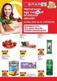 Spar újság 2026.06.18. Spar Bp Örs vezér tere üzlet megújulás