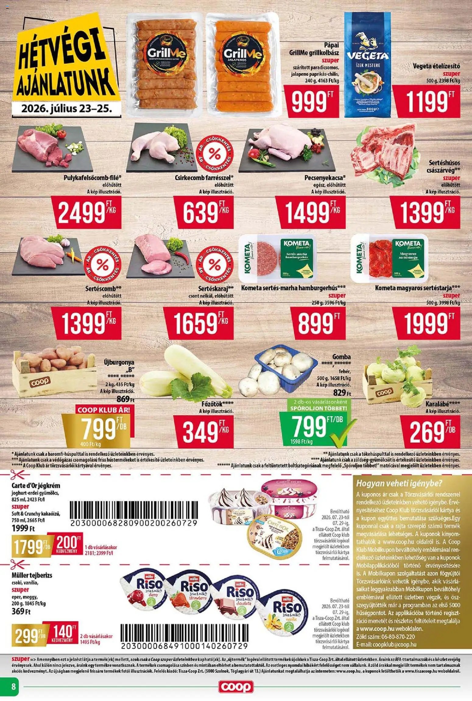COOP újság 2026.07.23. COOP - Abc & Szuper / Tisza