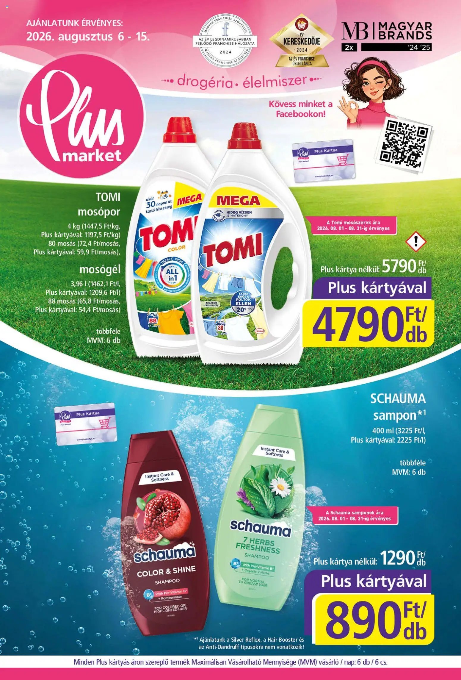 Plus Market újság 2026.08.06. Plus Market akciós újság