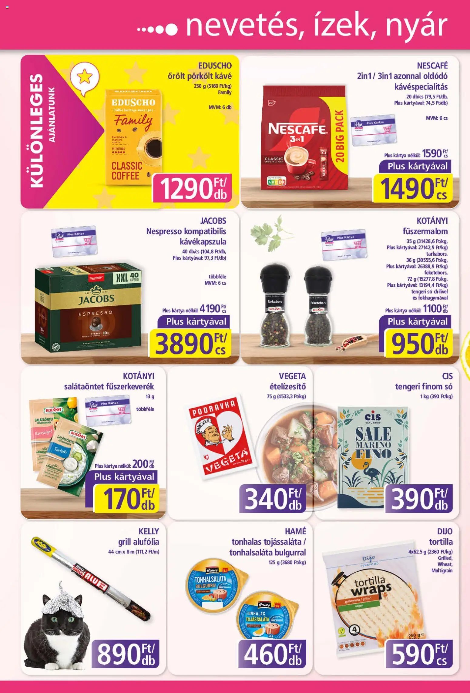 Plus Market újság 2026.08.06. Plus Market akciós újság