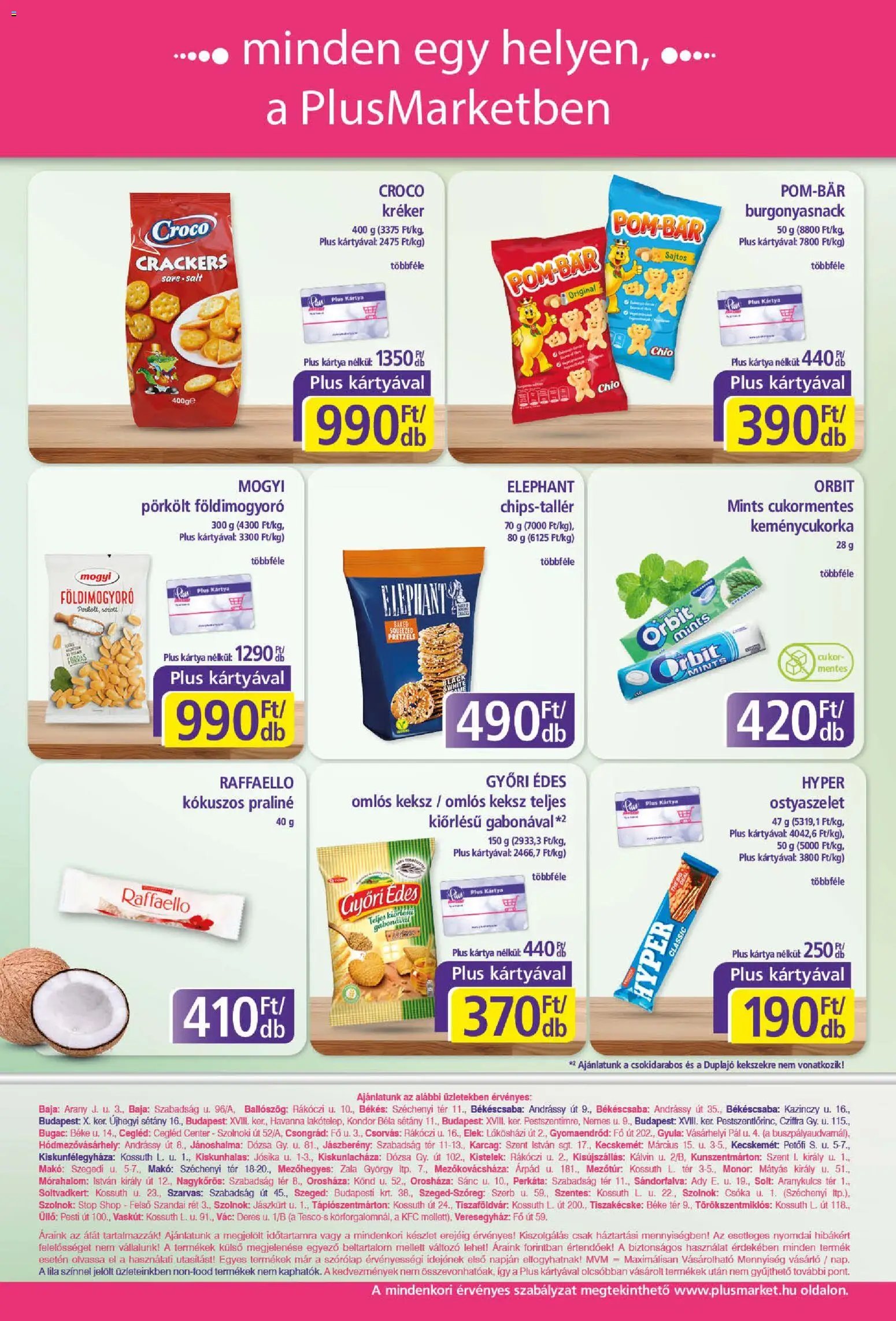 Plus Market újság 2026.08.06. Plus Market akciós újság