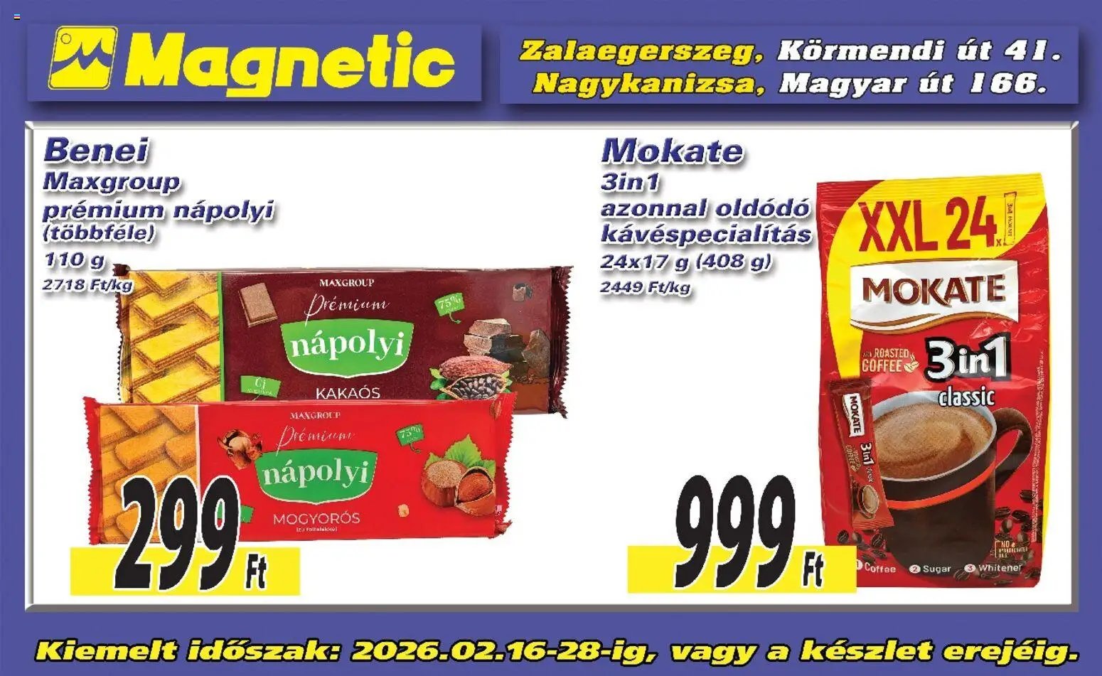 Magnetic újság 2026.02.16. Aktuális óriásplakátok (2026-02-16 - 2026-02-28)
