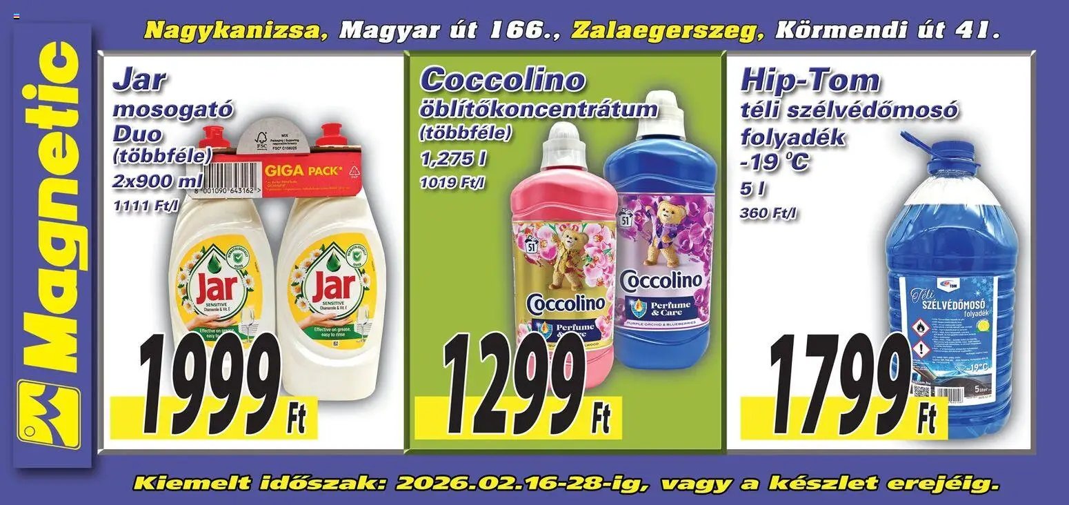 Magnetic újság 2026.02.16. Aktuális óriásplakátok (2026-02-16 - 2026-02-28)