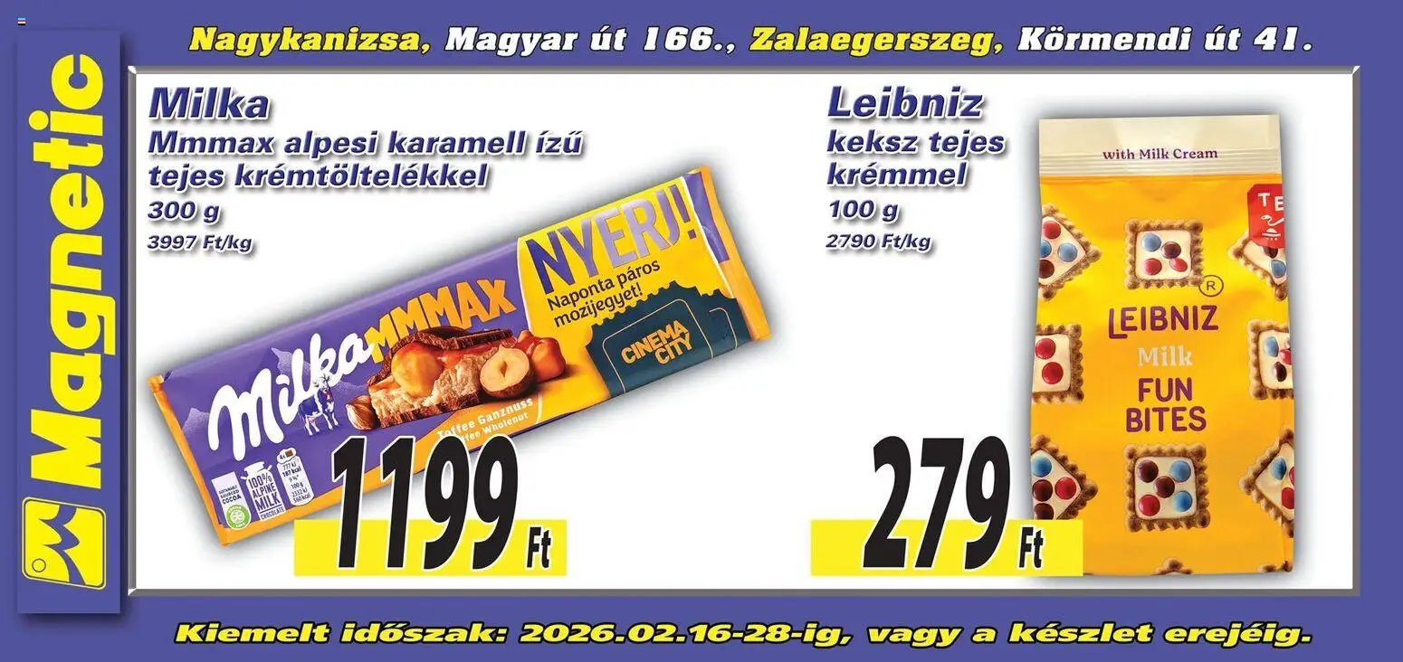 Magnetic újság 2026.02.16. Aktuális óriásplakátok (2026-02-16 - 2026-02-28)
