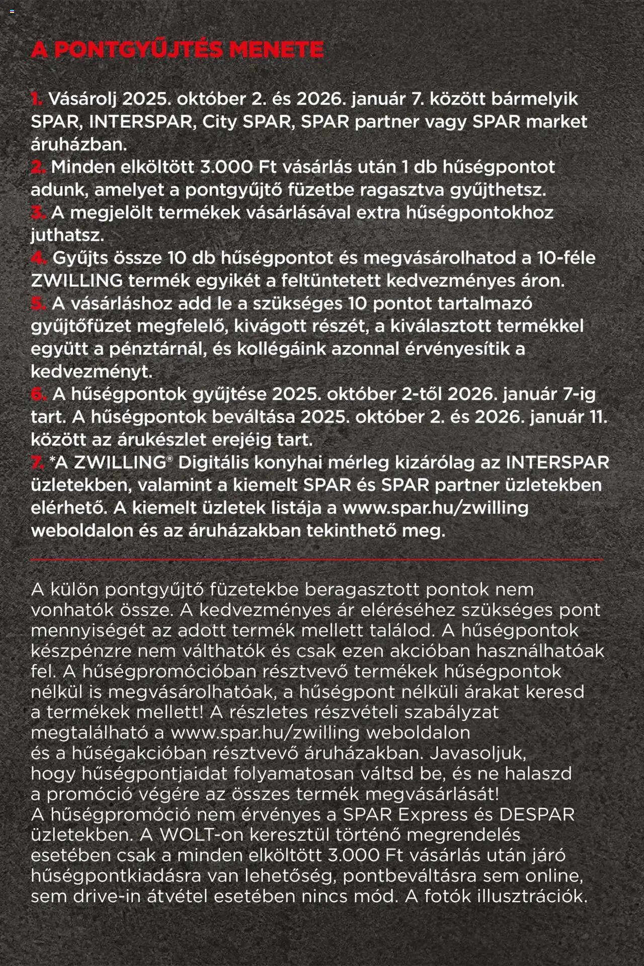 Interspar újság 2025.10.02. Zwilling hűségakció (2025-10-02 - 2026-01-11)