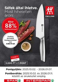 Interspar újság 2025.10.02. Zwilling hűségakció (2025-10-02 - 2026-01-11)