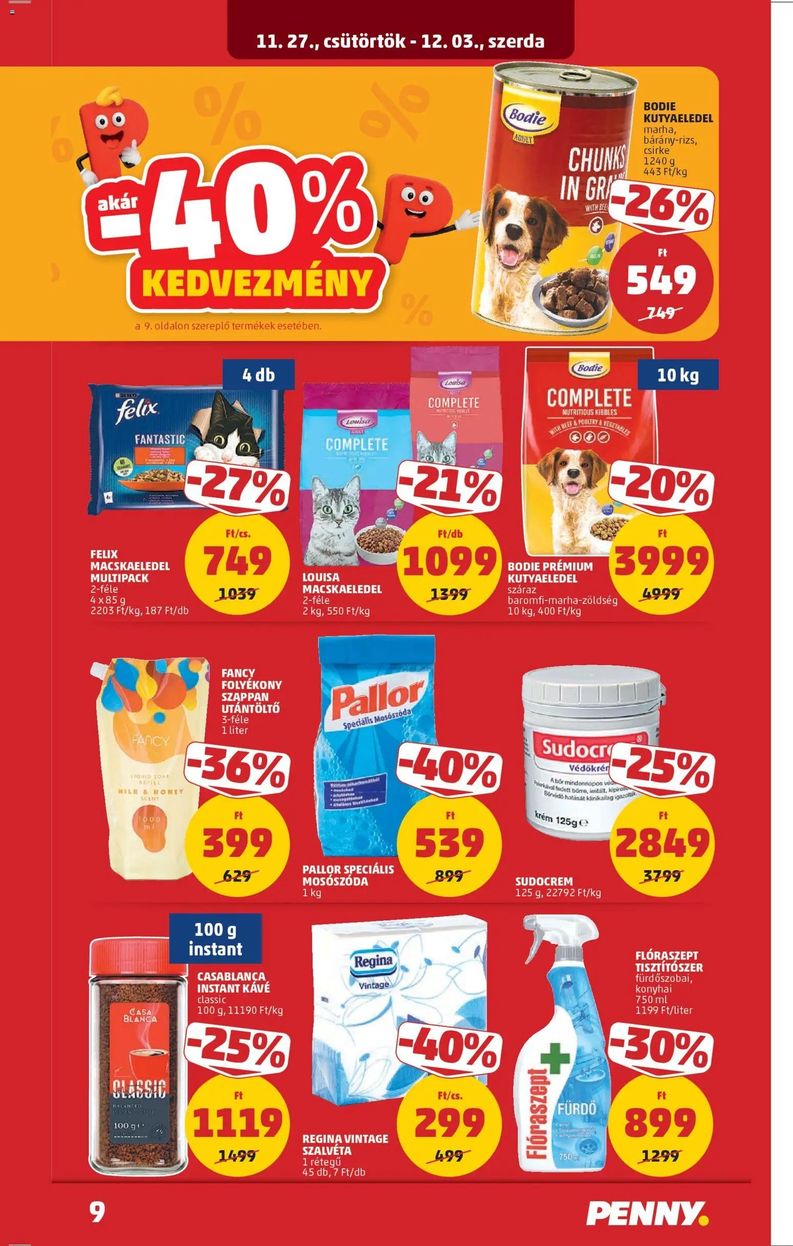 PENNY újság 2025.11.27. Akciós újság PENNY (2025-11-27 - 2025-12-03)