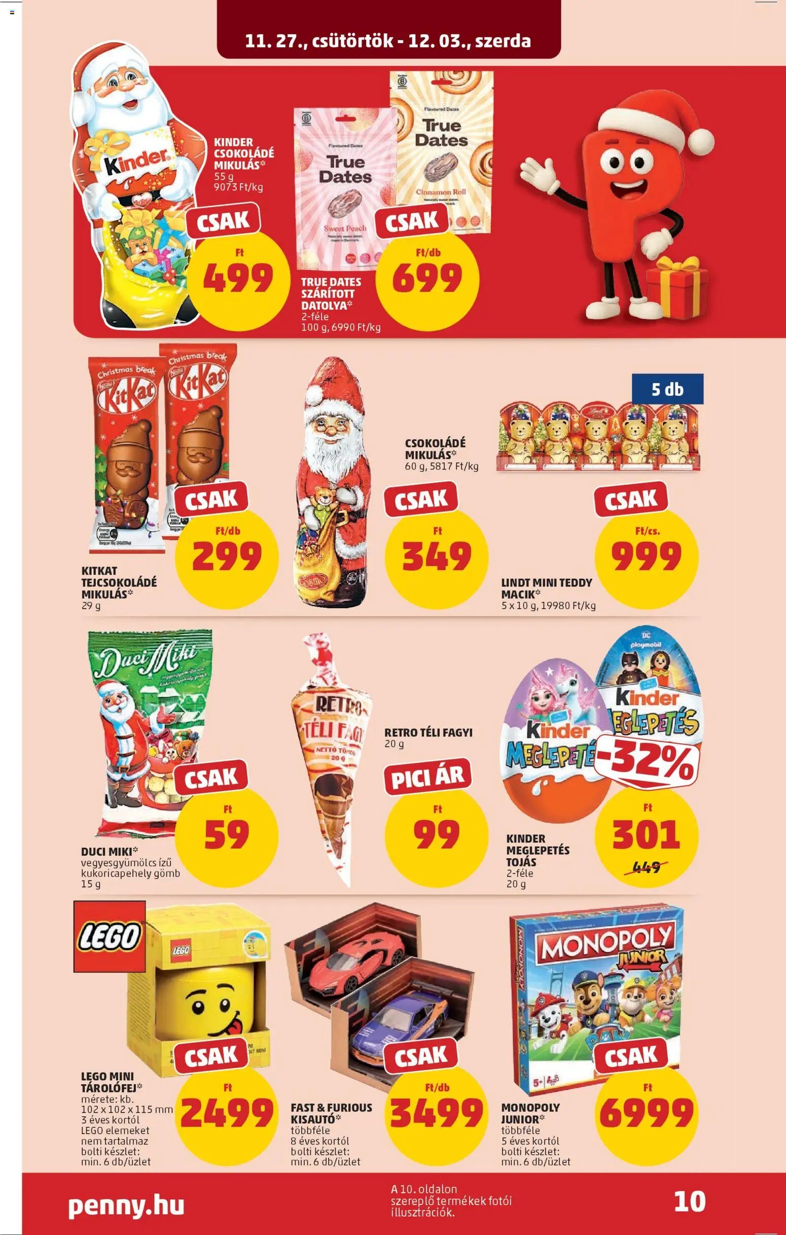 PENNY újság 2025.11.27. Akciós újság PENNY (2025-11-27 - 2025-12-03)