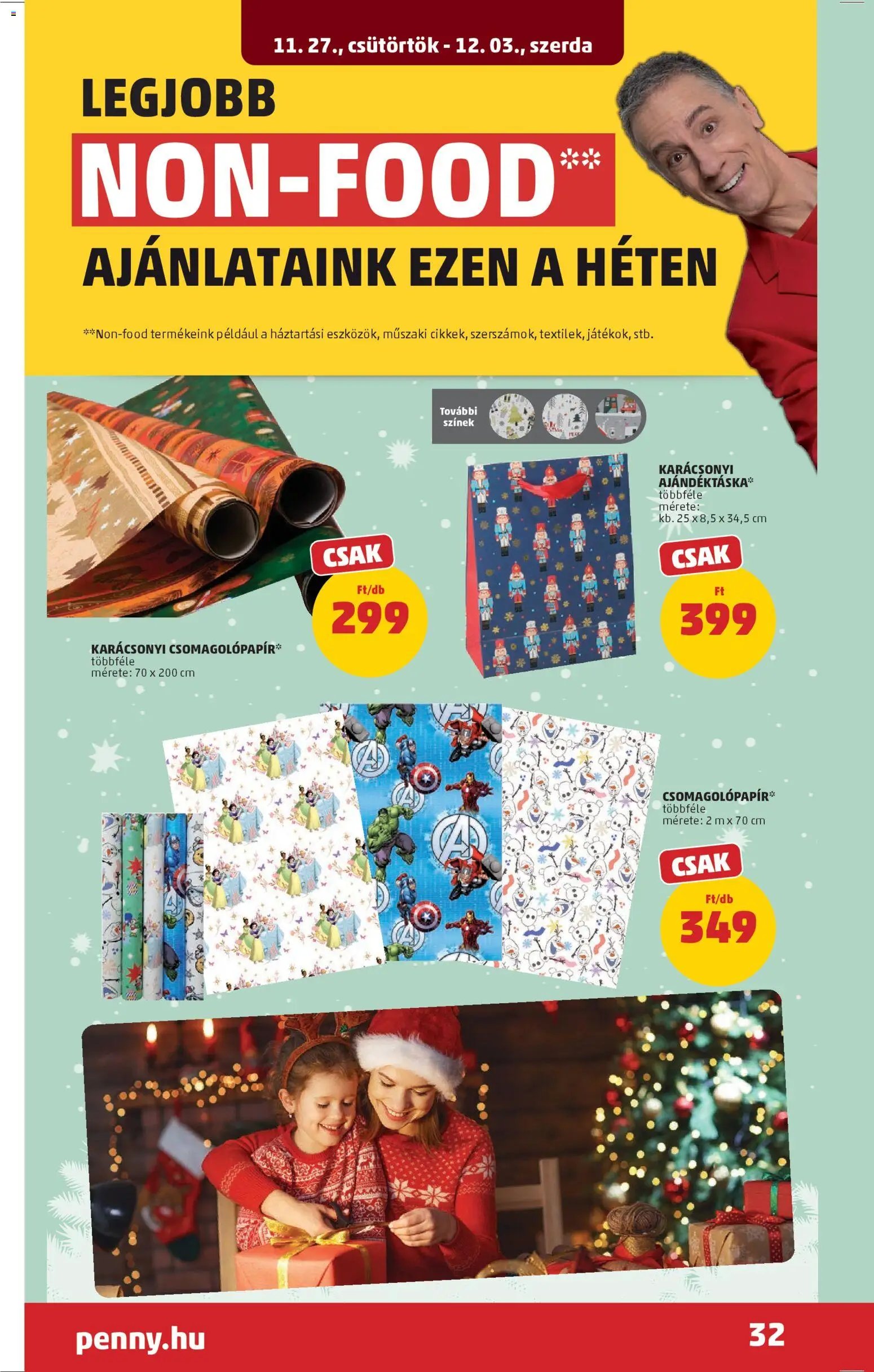 PENNY újság 2025.11.27. Akciós újság PENNY (2025-11-27 - 2025-12-03)