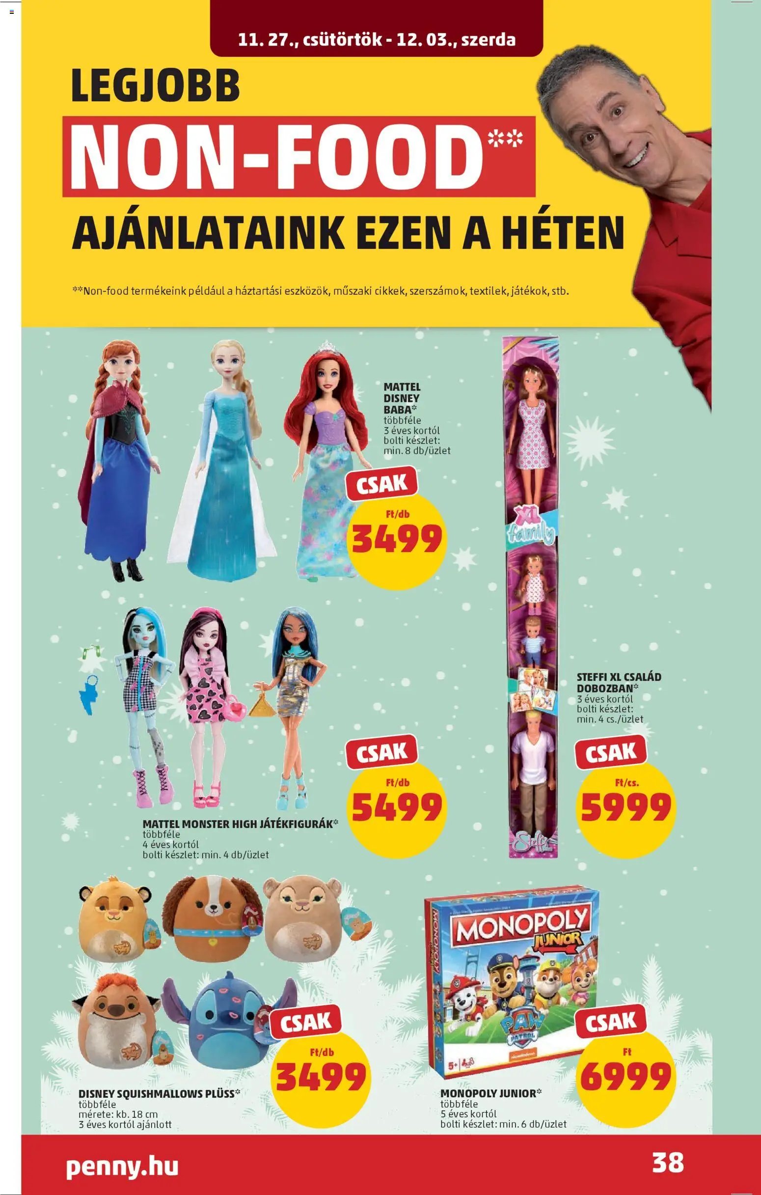 PENNY újság 2025.11.27. Akciós újság PENNY (2025-11-27 - 2025-12-03)
