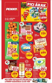 PENNY újság 2025.11.27. Akciós újság PENNY (2025-11-27 - 2025-12-03)