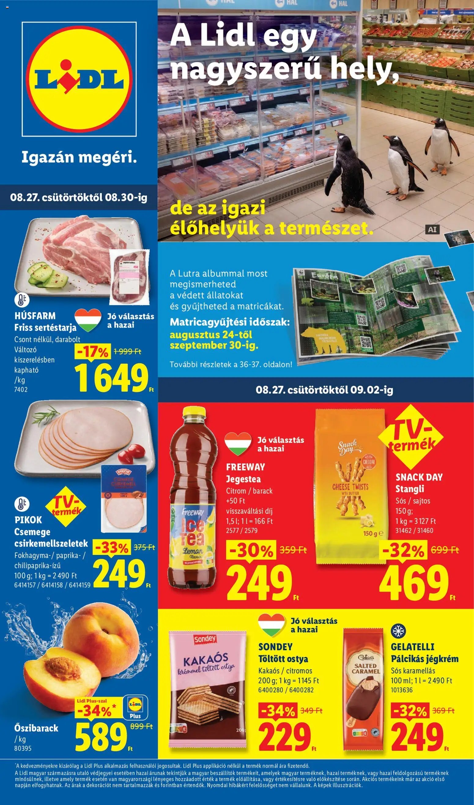 Lidl újság 2026.08.27. Lidl akciós újság