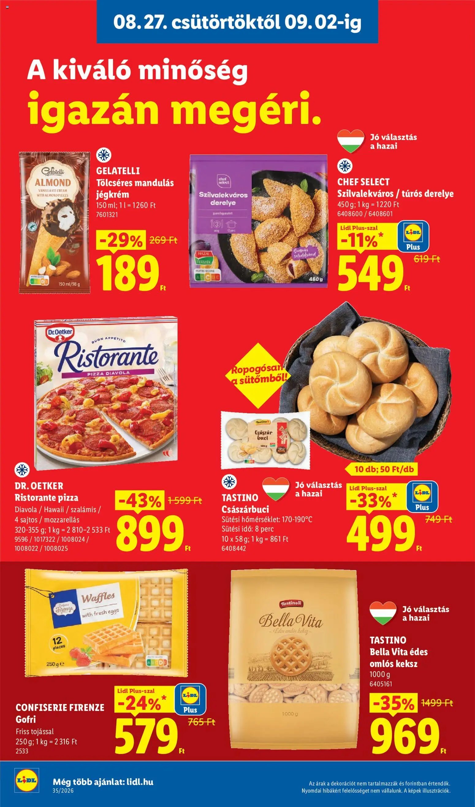 Lidl újság 2026.08.27. Lidl akciós újság