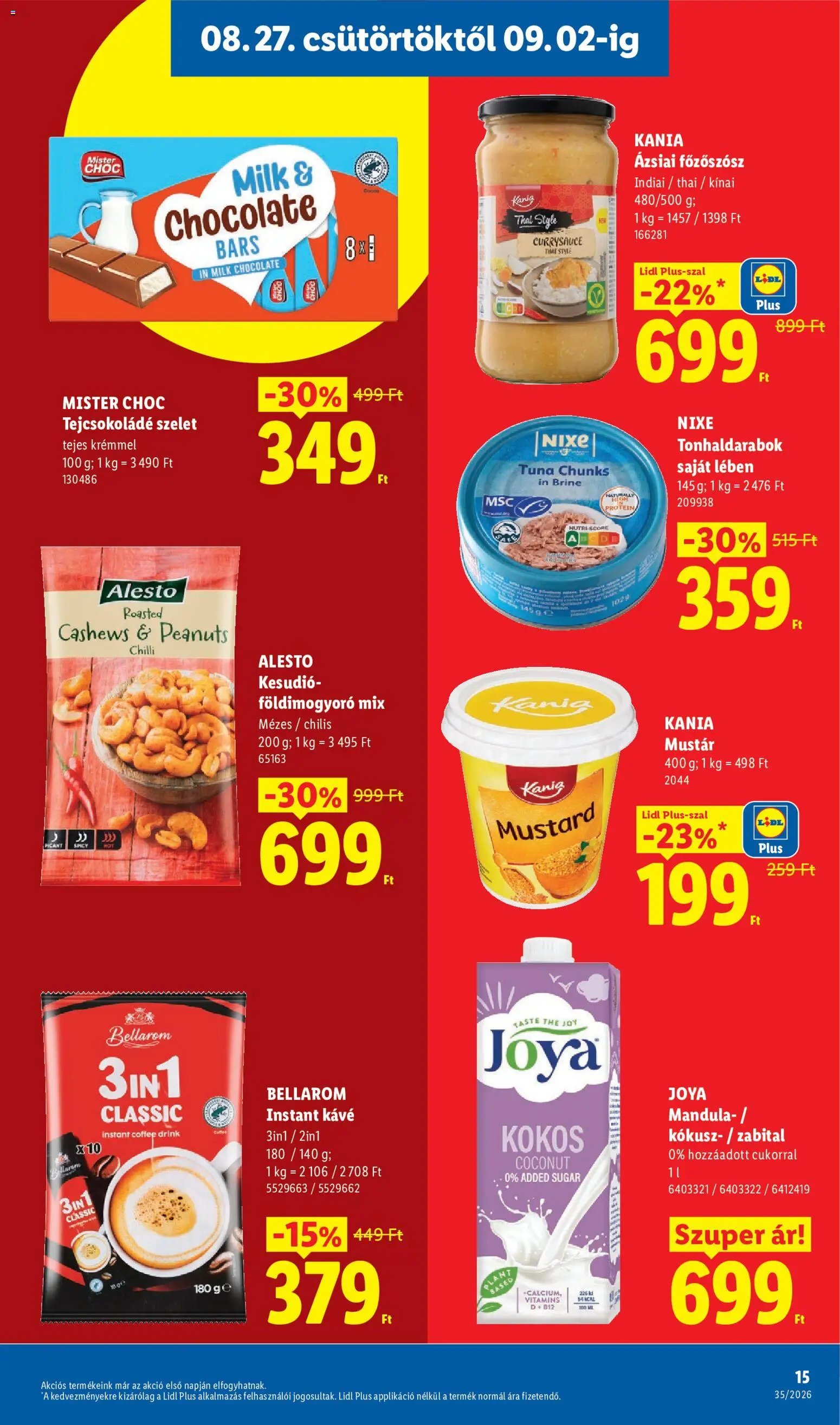Lidl újság 2026.08.27. Lidl akciós újság