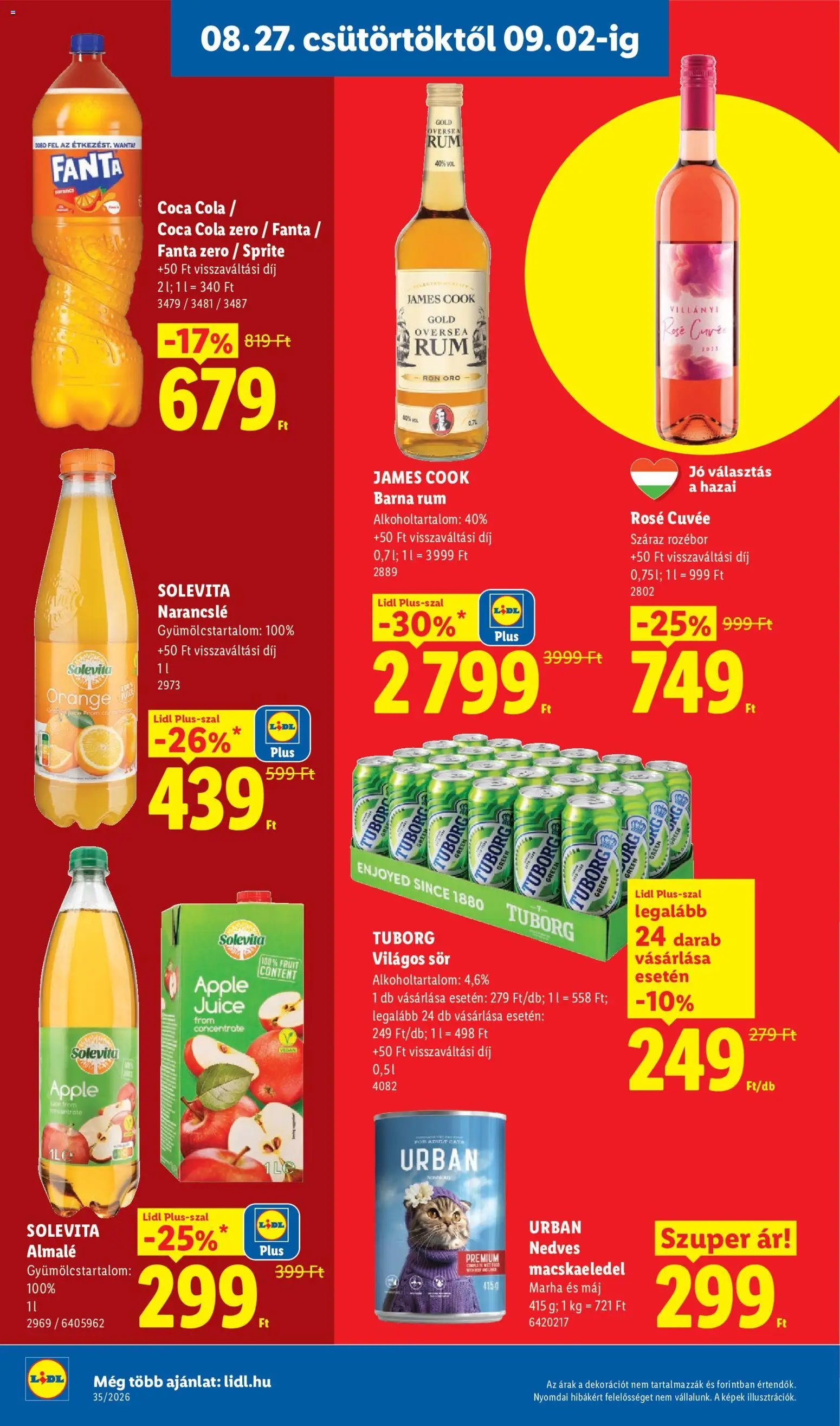 Lidl újság 2026.08.27. Lidl akciós újság