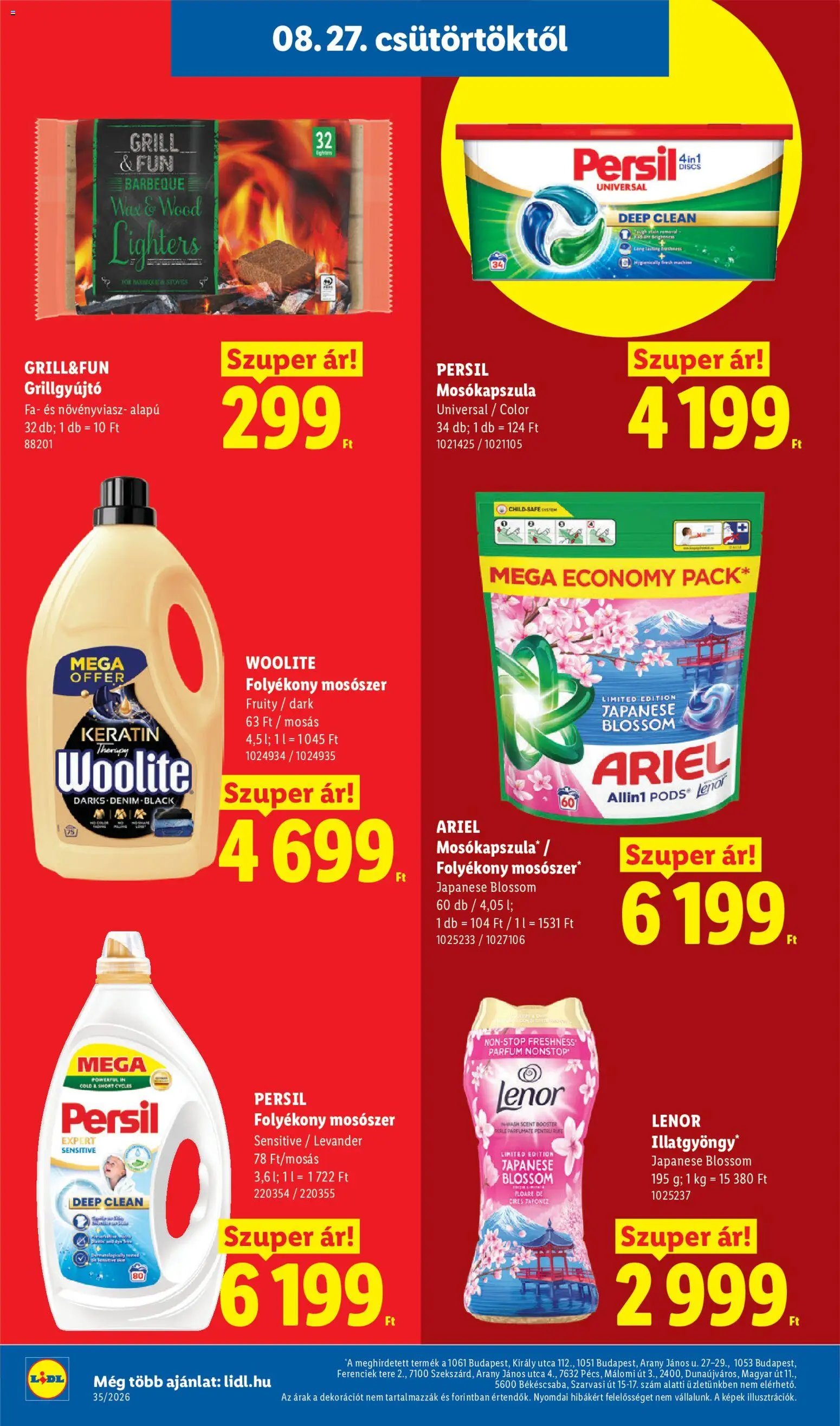 Lidl újság 2026.08.27. Lidl akciós újság