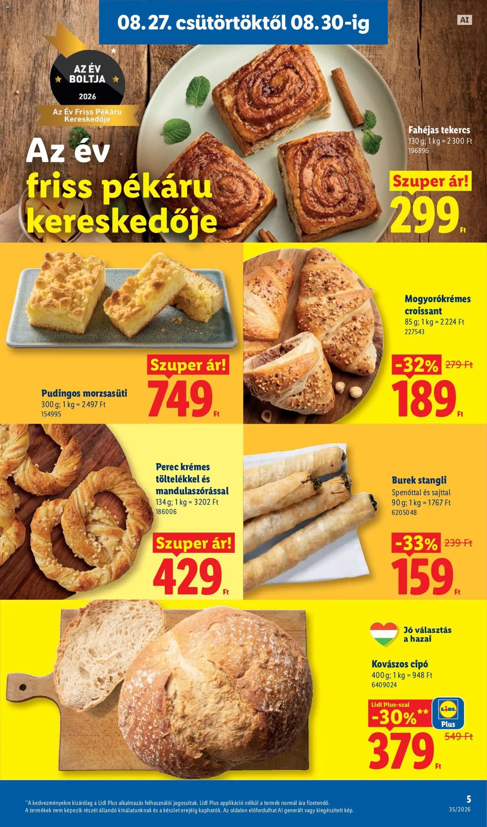 Lidl újság 2026.08.27. Lidl akciós újság