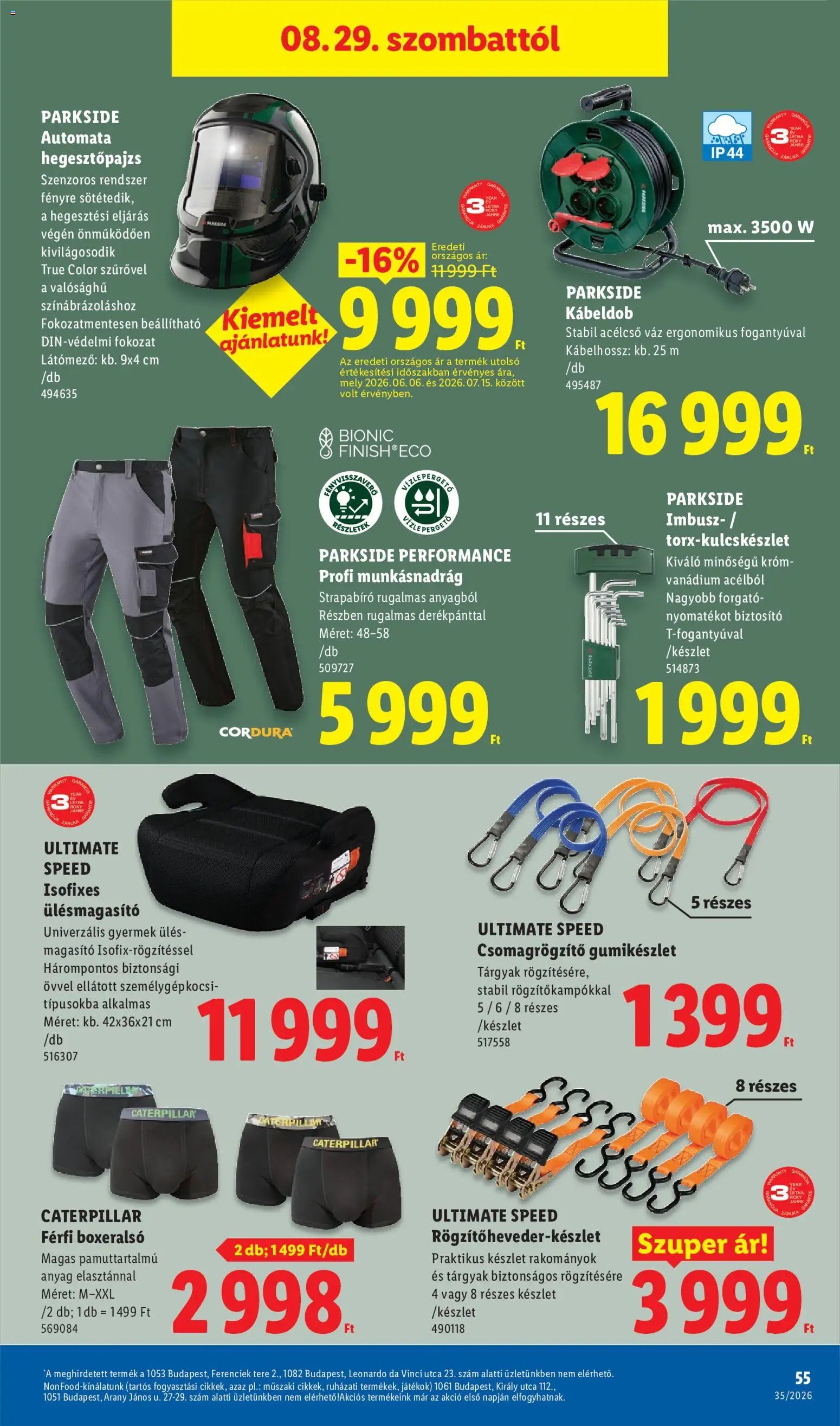 Lidl újság 2026.08.27. Lidl akciós újság