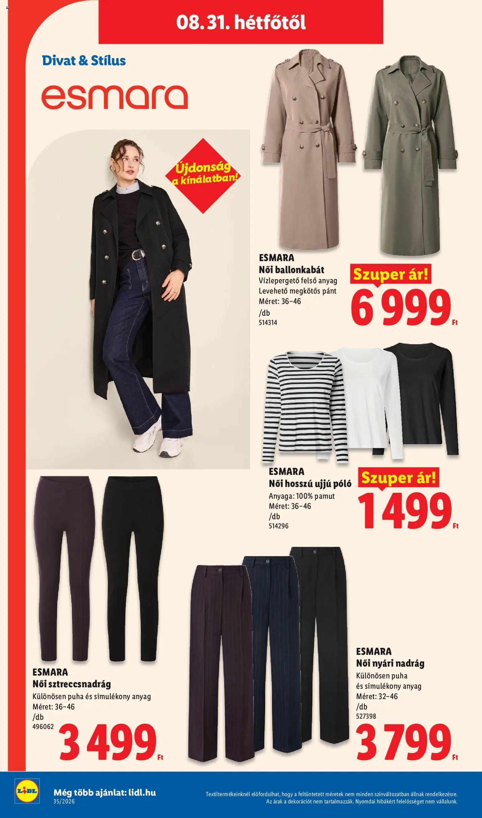 Lidl újság 2026.08.27. Lidl akciós újság