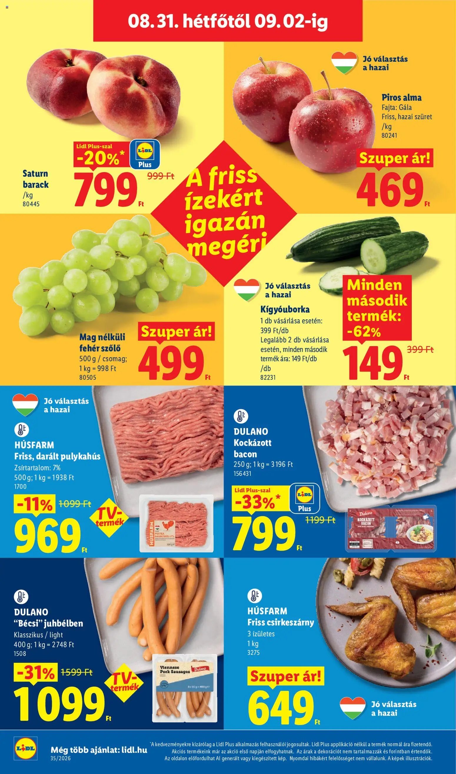 Lidl újság 2026.08.27. Lidl akciós újság