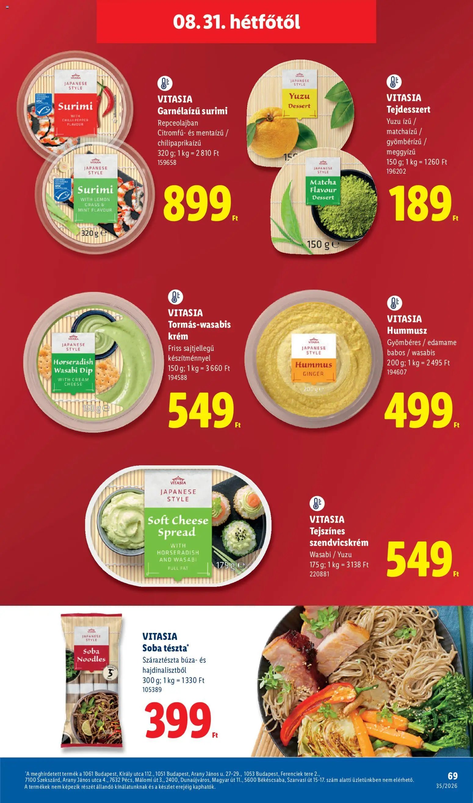 Lidl újság 2026.08.27. Lidl akciós újság