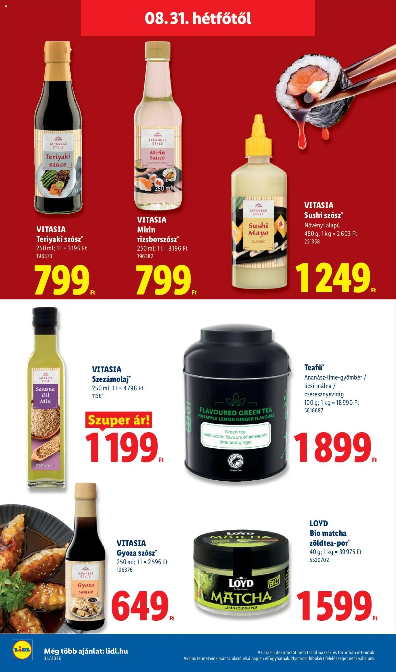 Lidl újság 2026.08.27. Lidl akciós újság