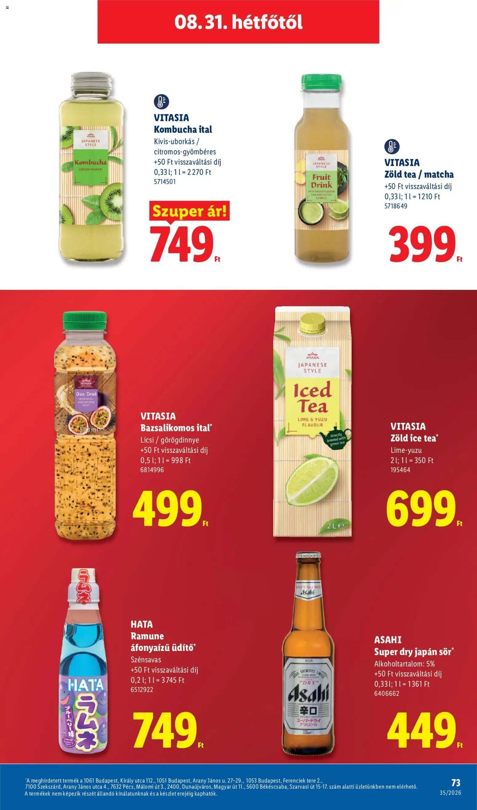 Lidl újság 2026.08.27. Lidl akciós újság