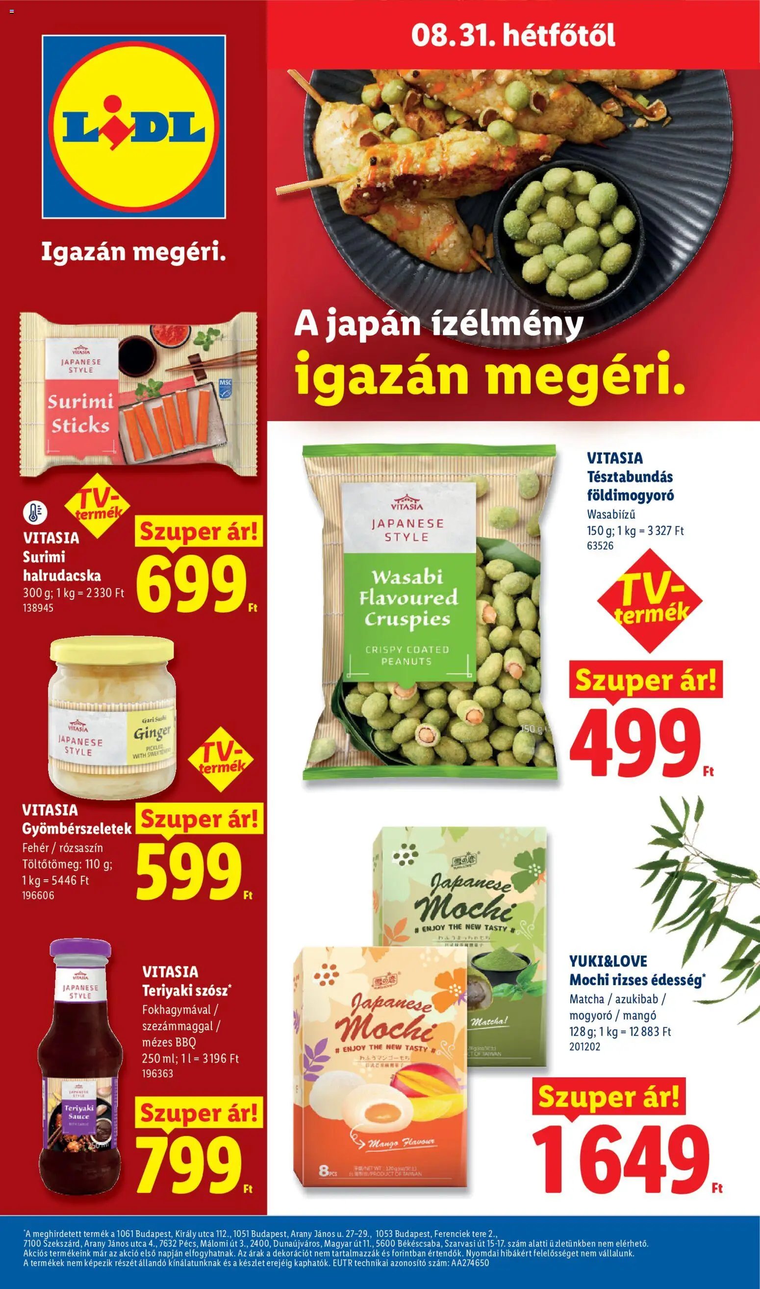 Lidl újság 2026.08.27. Lidl akciós újság