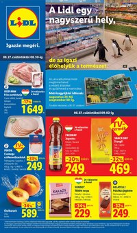 Lidl újság 2026.08.27. Lidl akciós újság