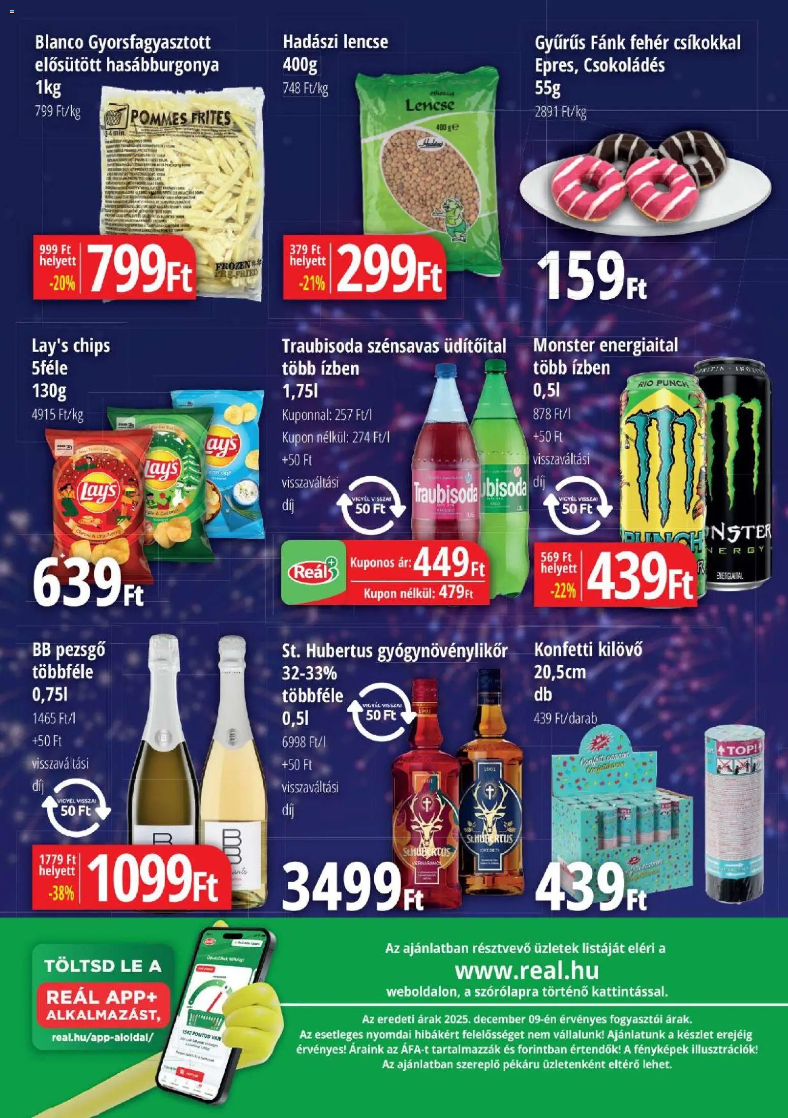 Reál újság 2025.12.18. Bevásárló hétvége - Kelet Magyarország (2025-12-18 - 2025-12-28)