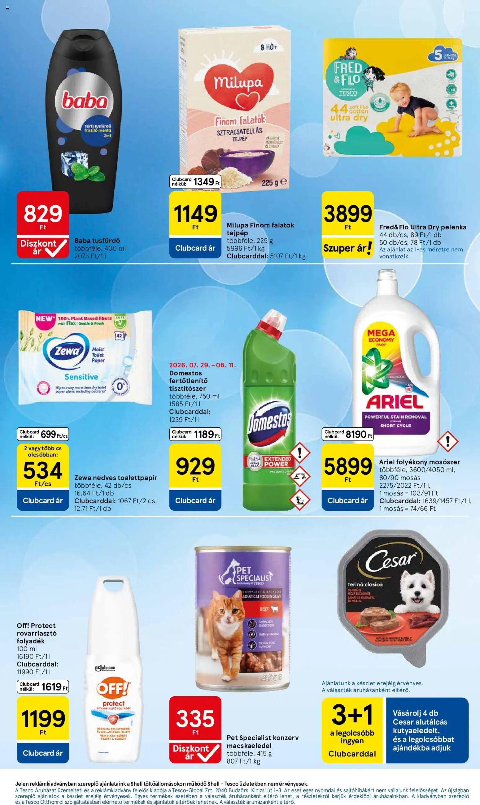 Tesco újság 2026.08.06. Tesco Szupermarket akciós újság