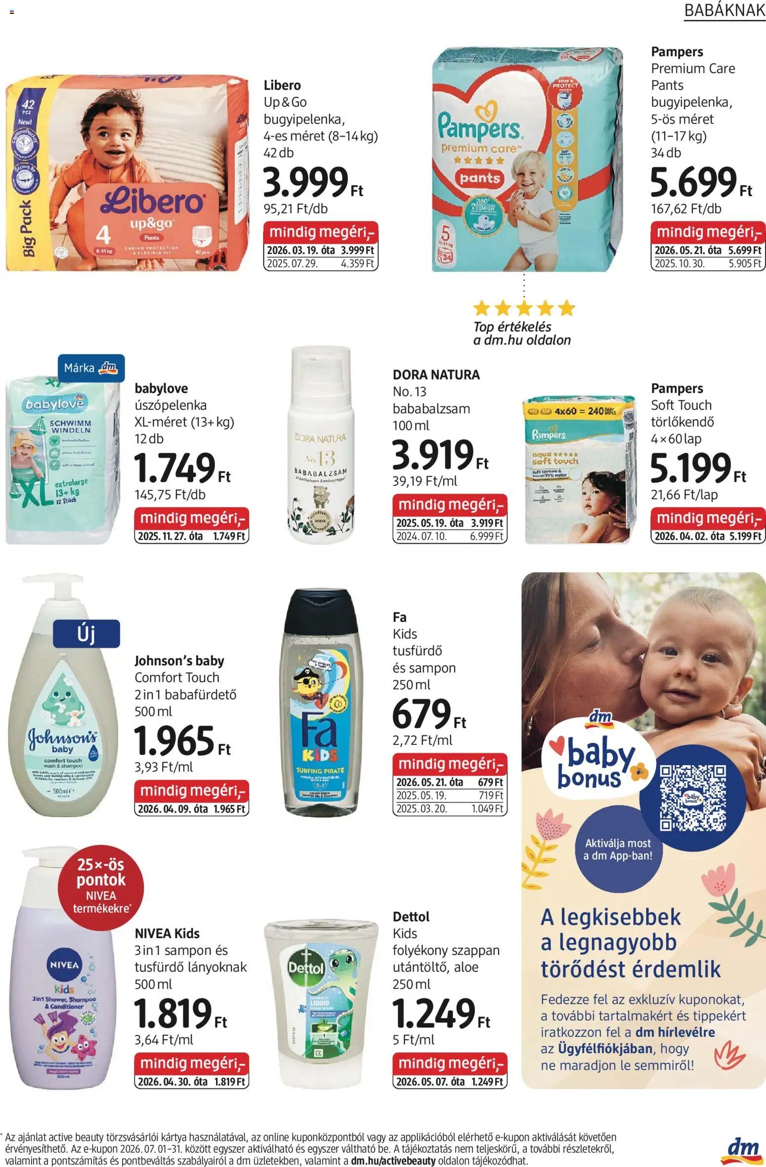 DM Drogerie Markt újság 2026.07.02. DM Drogerie Markt akciós újság
