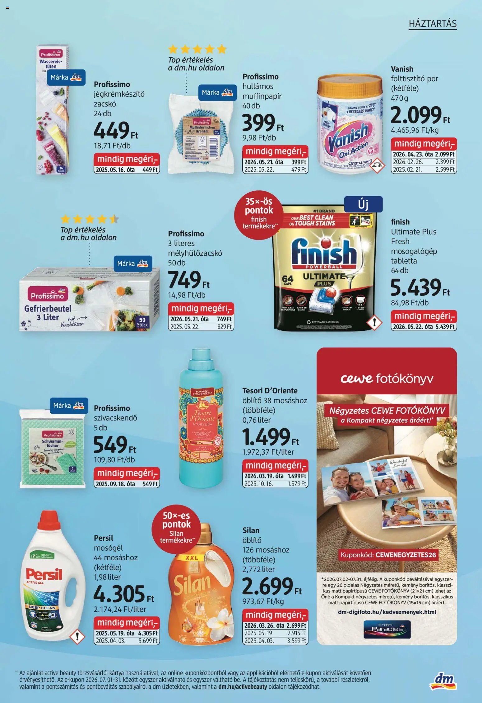 DM Drogerie Markt újság 2026.07.02. DM Drogerie Markt akciós újság