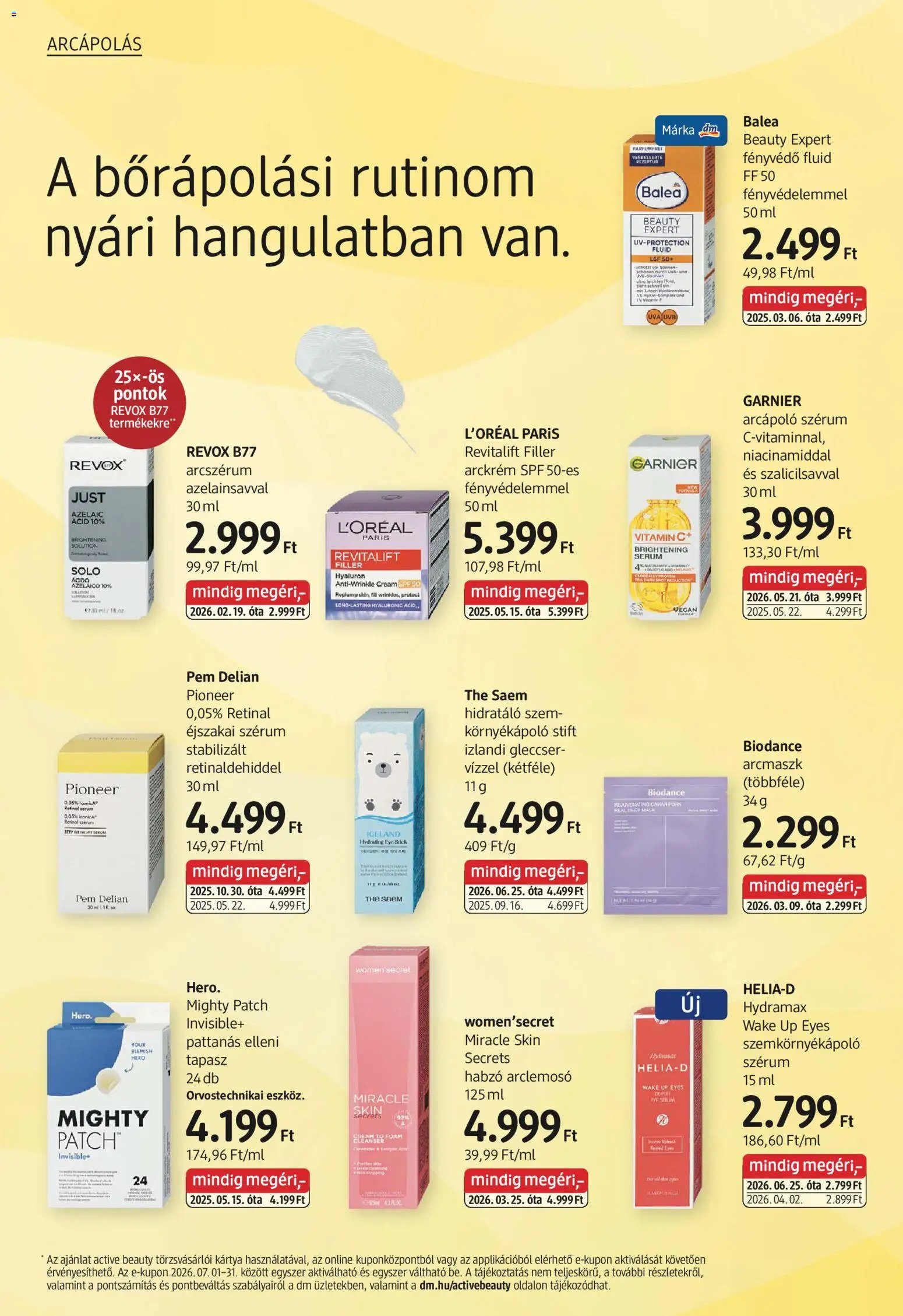 DM Drogerie Markt újság 2026.07.02. DM Drogerie Markt akciós újság