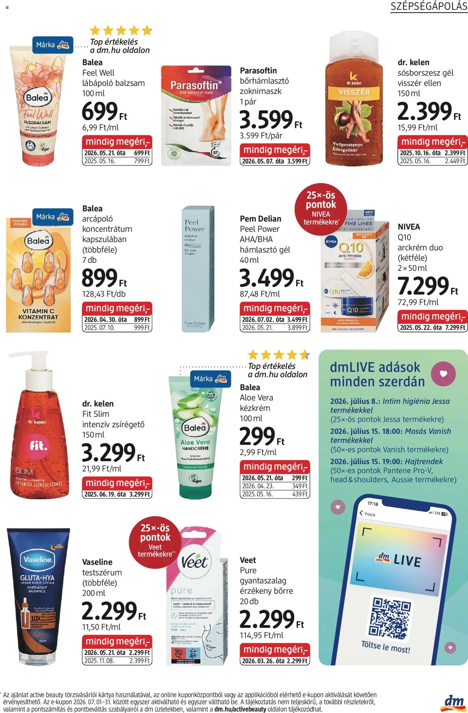 DM Drogerie Markt újság 2026.07.02. DM Drogerie Markt akciós újság