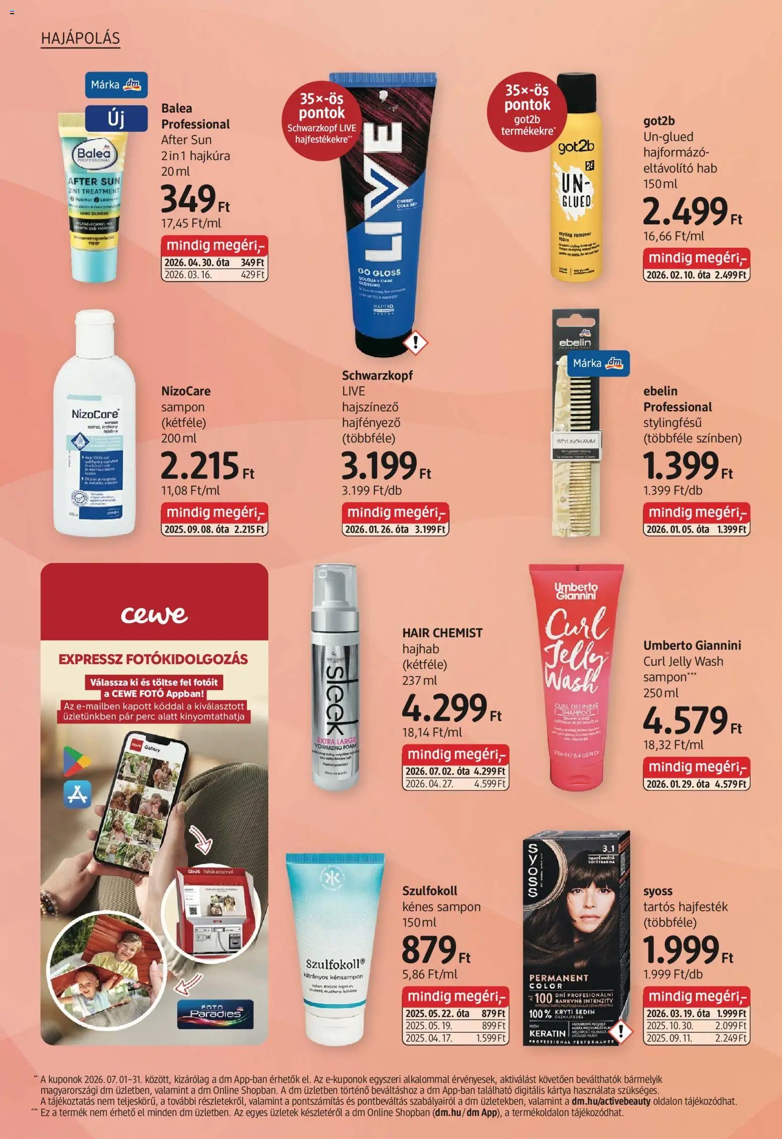 DM Drogerie Markt újság 2026.07.02. DM Drogerie Markt akciós újság