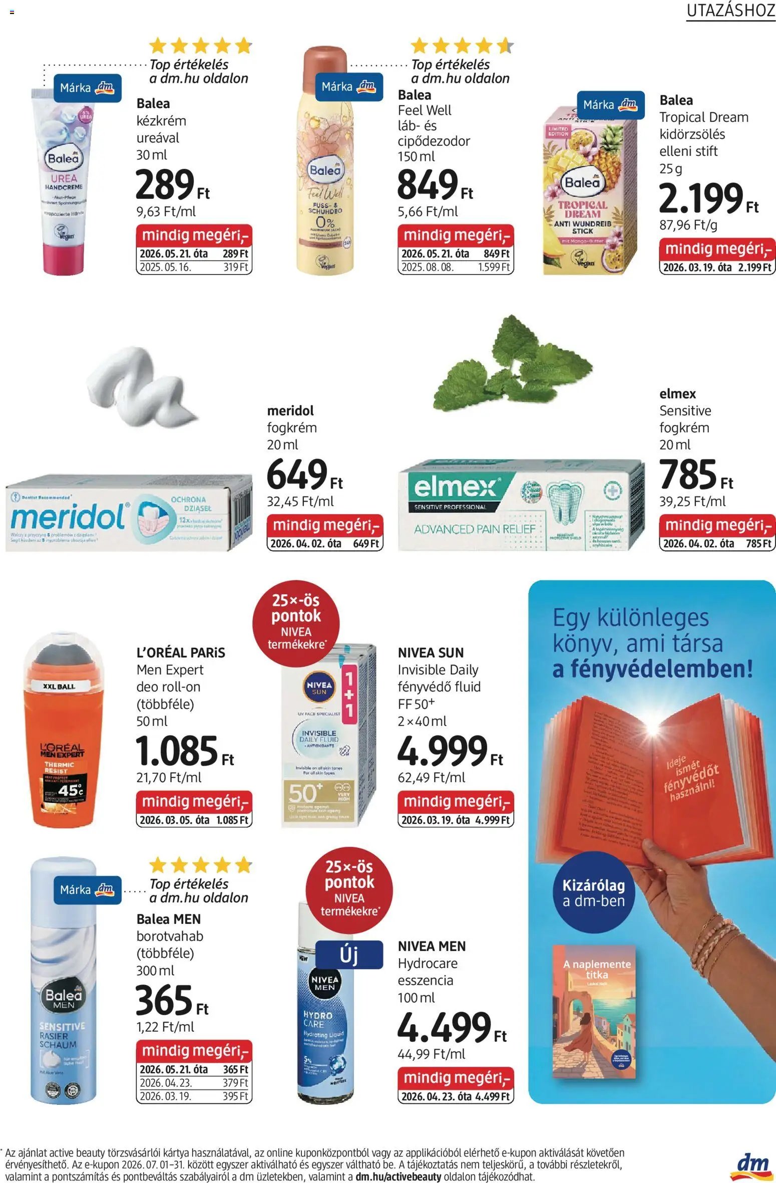 DM Drogerie Markt újság 2026.07.02. DM Drogerie Markt akciós újság