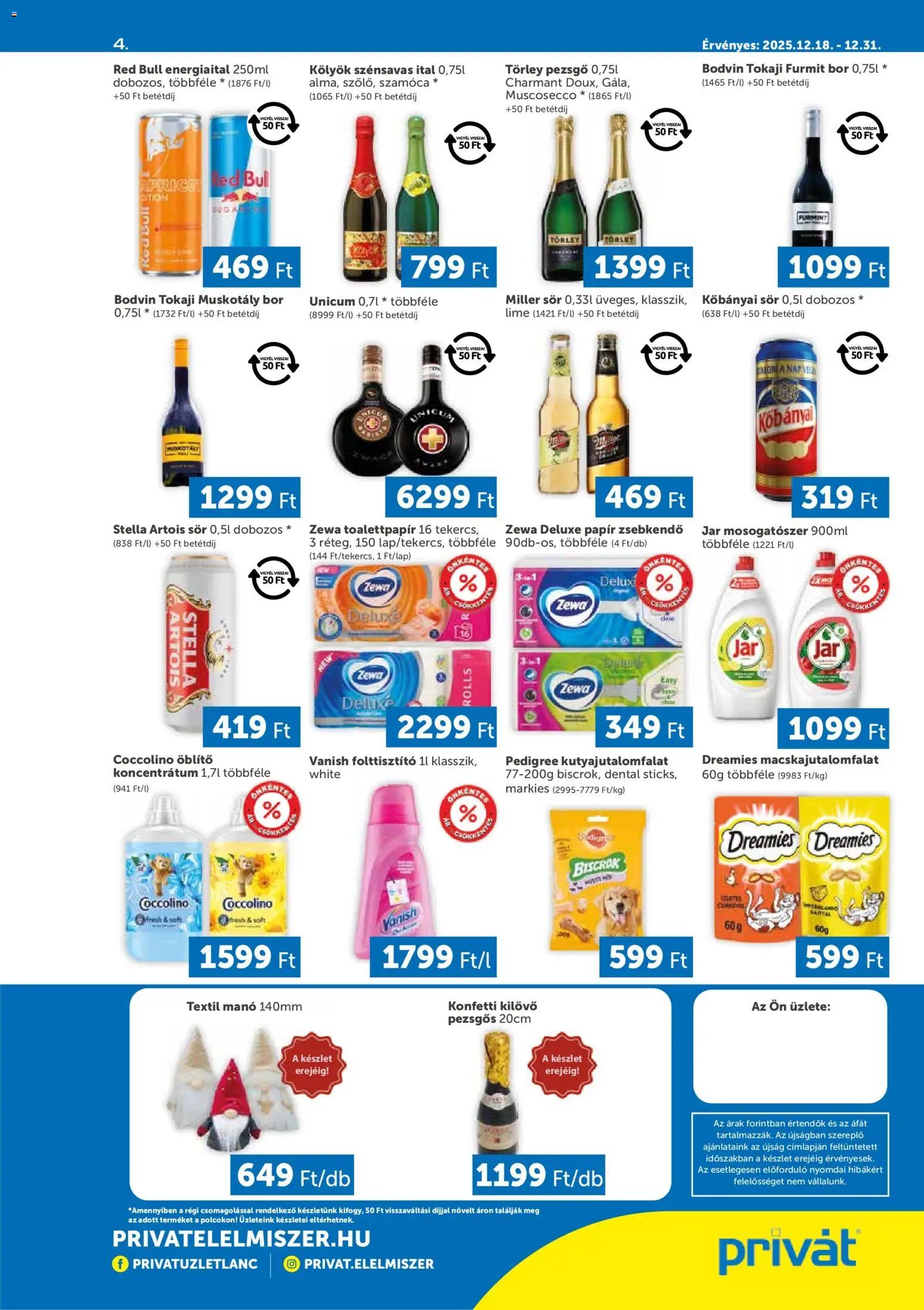 PRIVÁT újság 2025.12.18. Déli vármegyék (2025-12-18 - 2025-12-31)