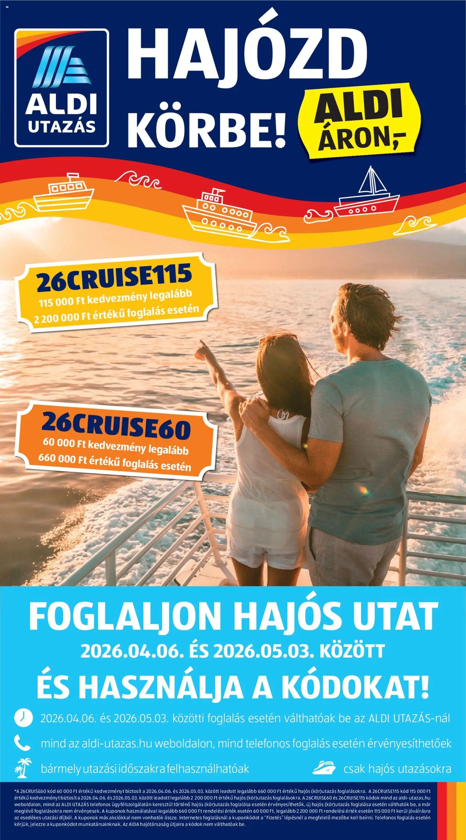 Aldi újság 2026.04.02. Aldi Utazás katalógus (2026-04-02 - 2026-04-08)