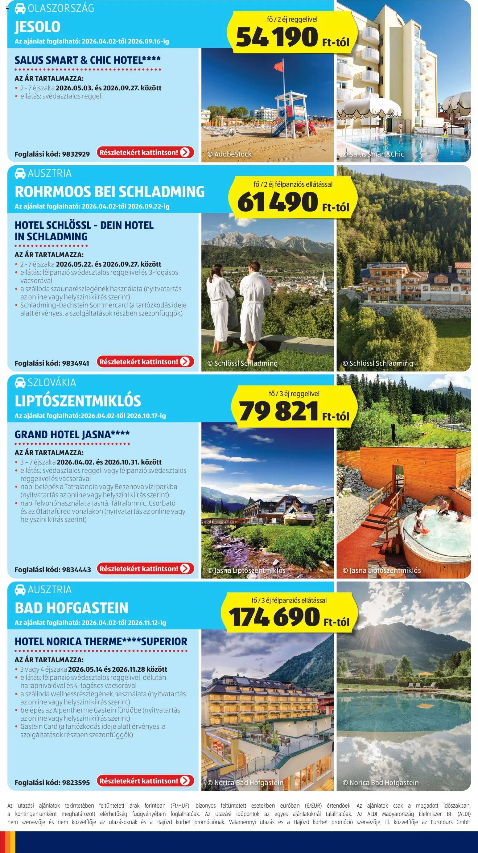 Aldi újság 2026.04.02. Aldi Utazás katalógus (2026-04-02 - 2026-04-08)