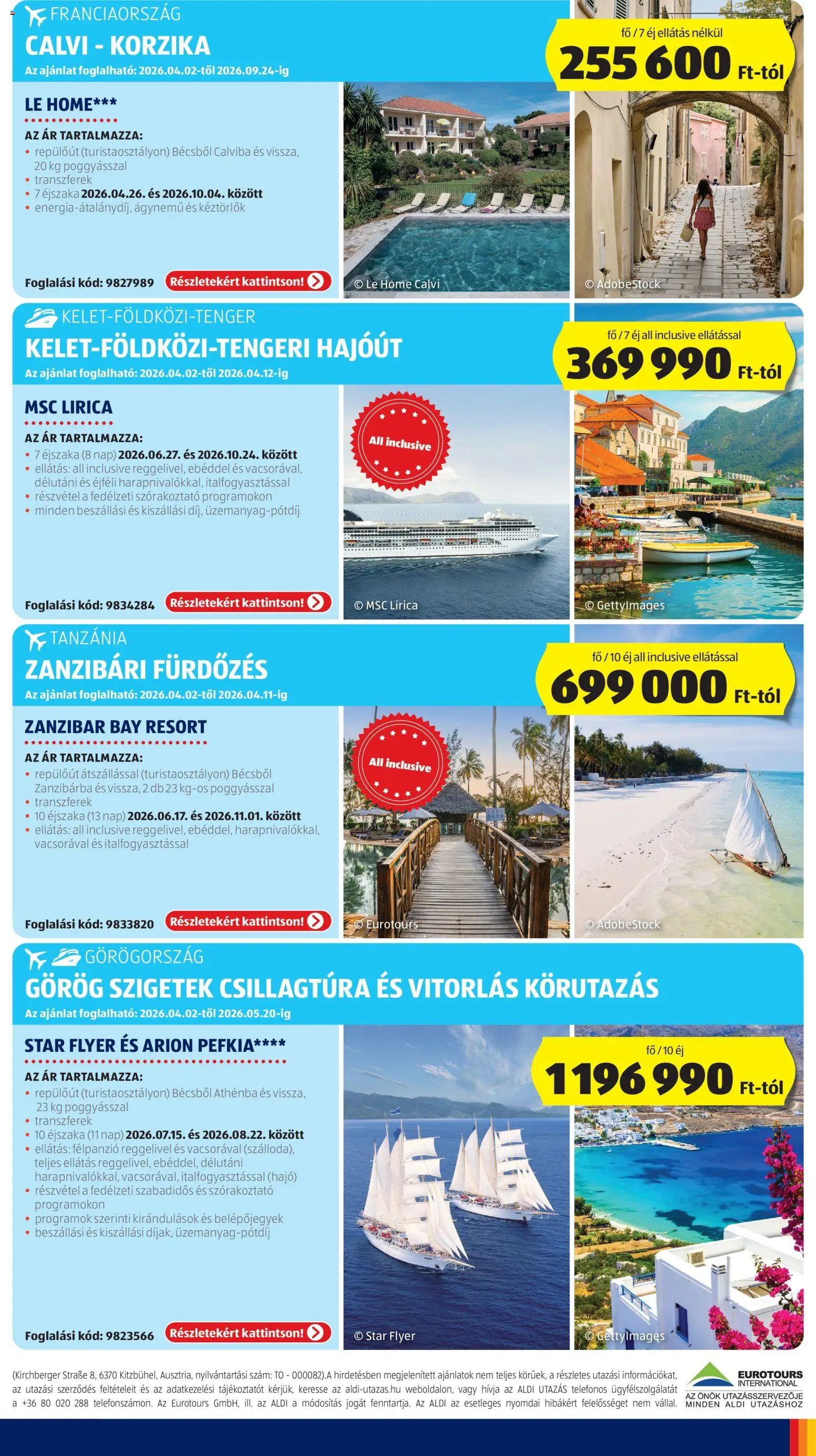 Aldi újság 2026.04.02. Aldi Utazás katalógus (2026-04-02 - 2026-04-08)