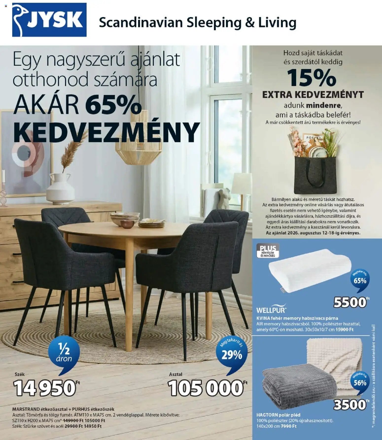 JYSK újság 2026.08.12. JYSK akciós újság