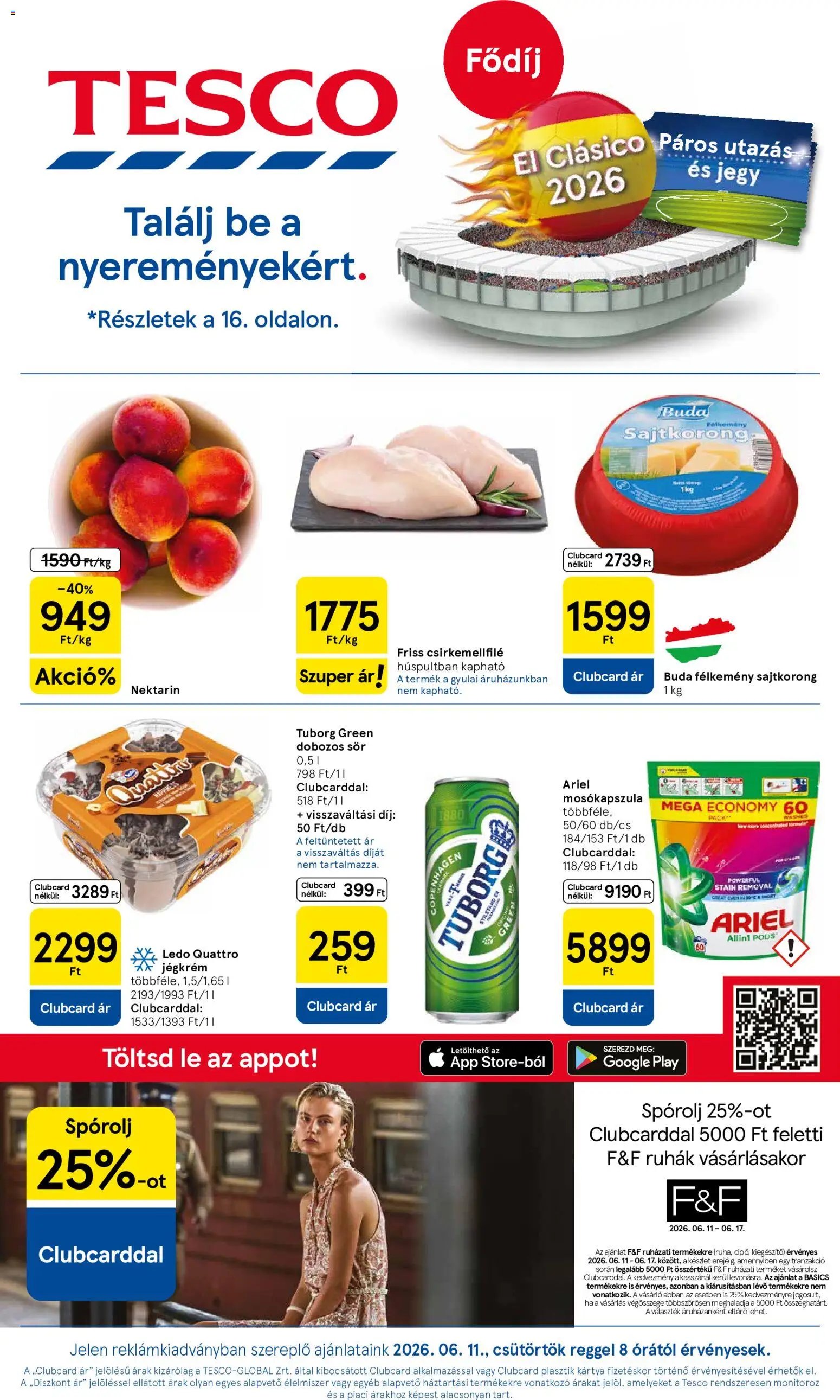 Tesco újság 2026.06.11. Tesco aktuális akciós újság