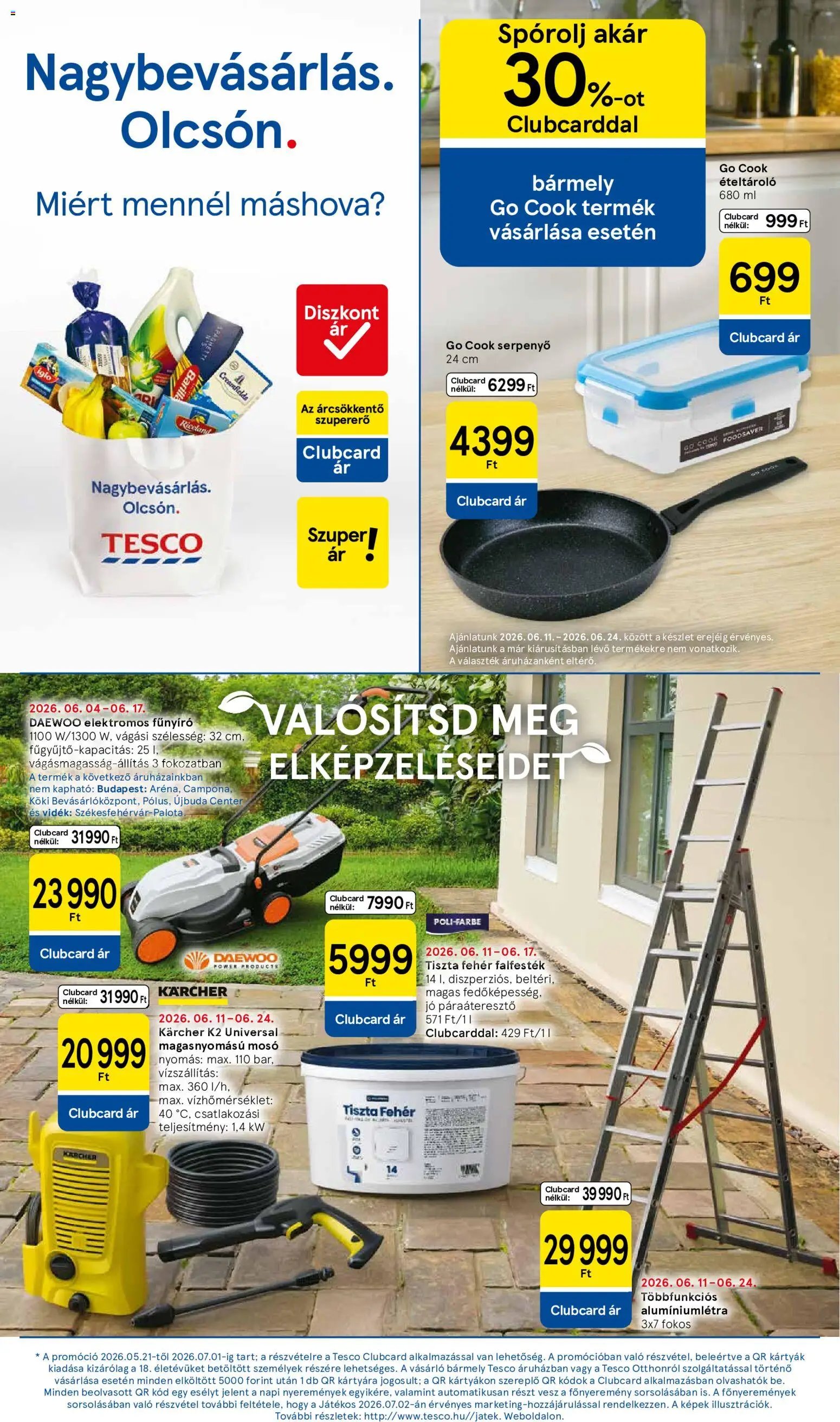 Tesco újság 2026.06.11. Tesco aktuális akciós újság