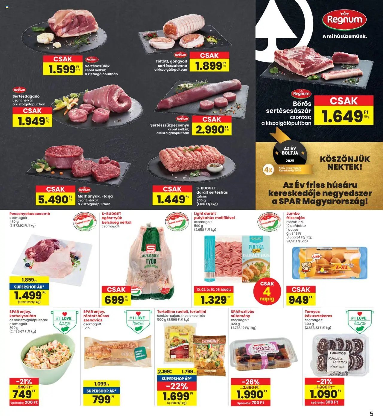 Interspar újság 2025.10.02. Akciós újság Interspar (2025-10-02 - 2025-10-08)