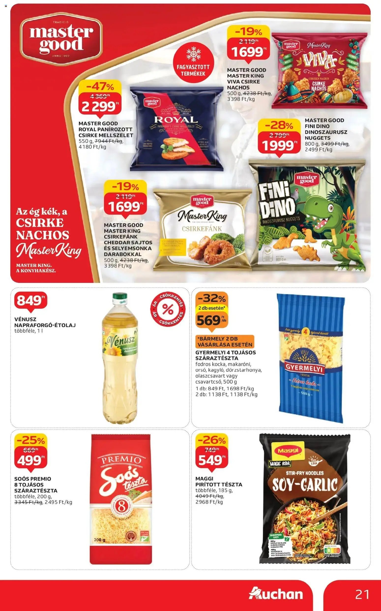 Auchan újság 2025.10.24. Szolnok Akciós újság Auchan (2025-10-24 - 2025-10-29)