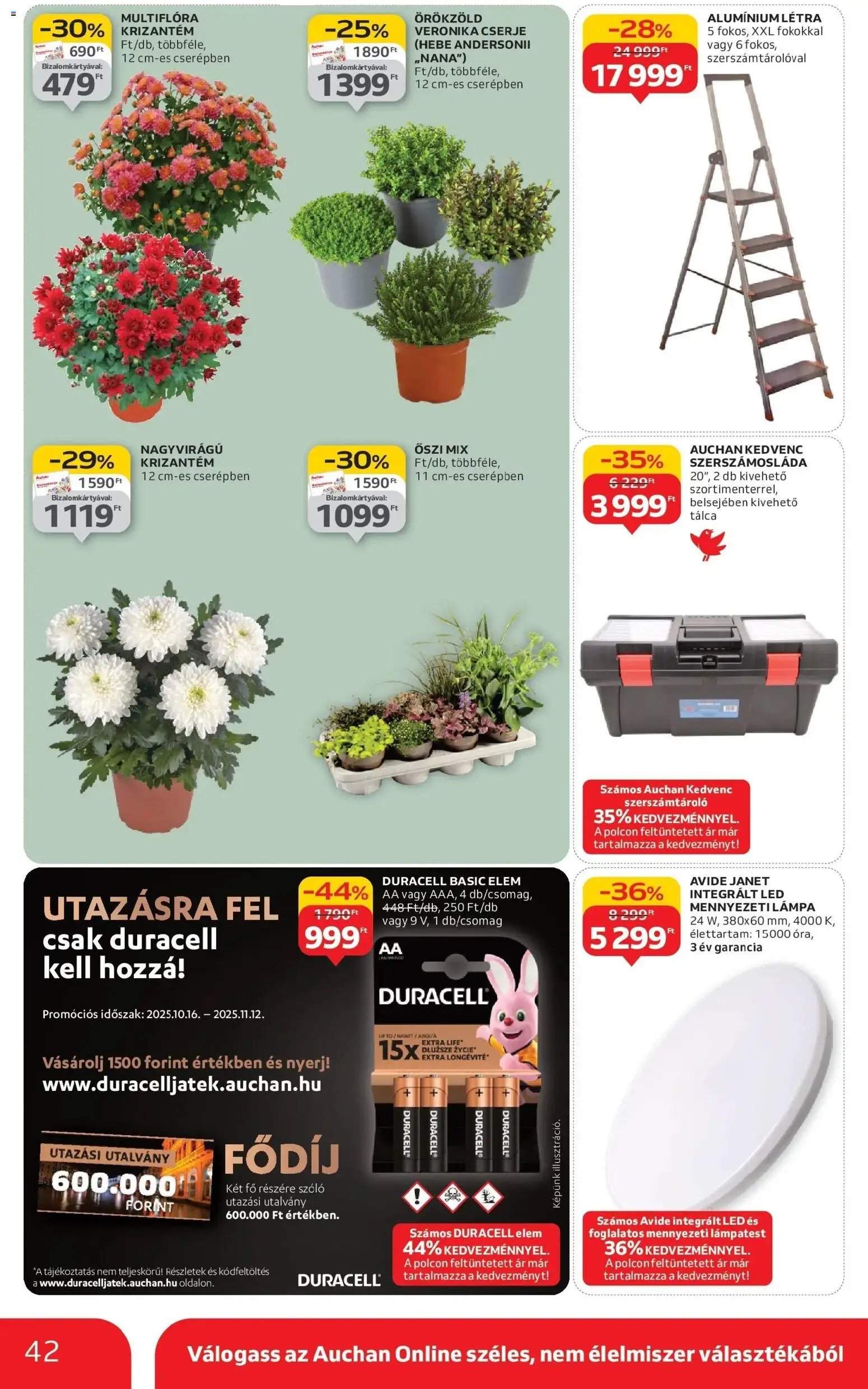 Auchan újság 2025.10.24. Szolnok Akciós újság Auchan (2025-10-24 - 2025-10-29)