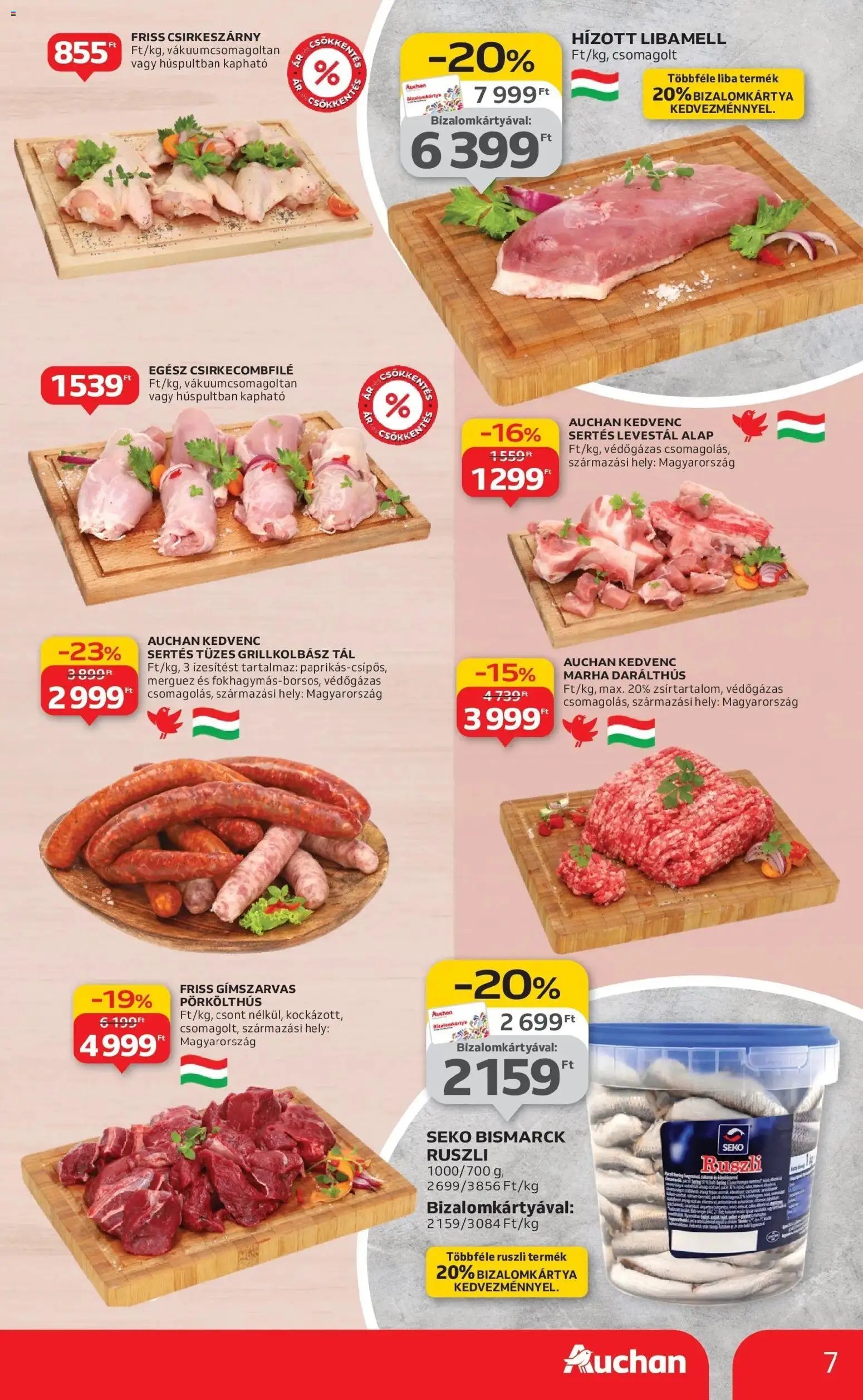 Auchan újság 2025.10.24. Szolnok Akciós újság Auchan (2025-10-24 - 2025-10-29)